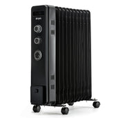Oil-Filled Electric Heater with Timer Function - 2500W - 11 Fins