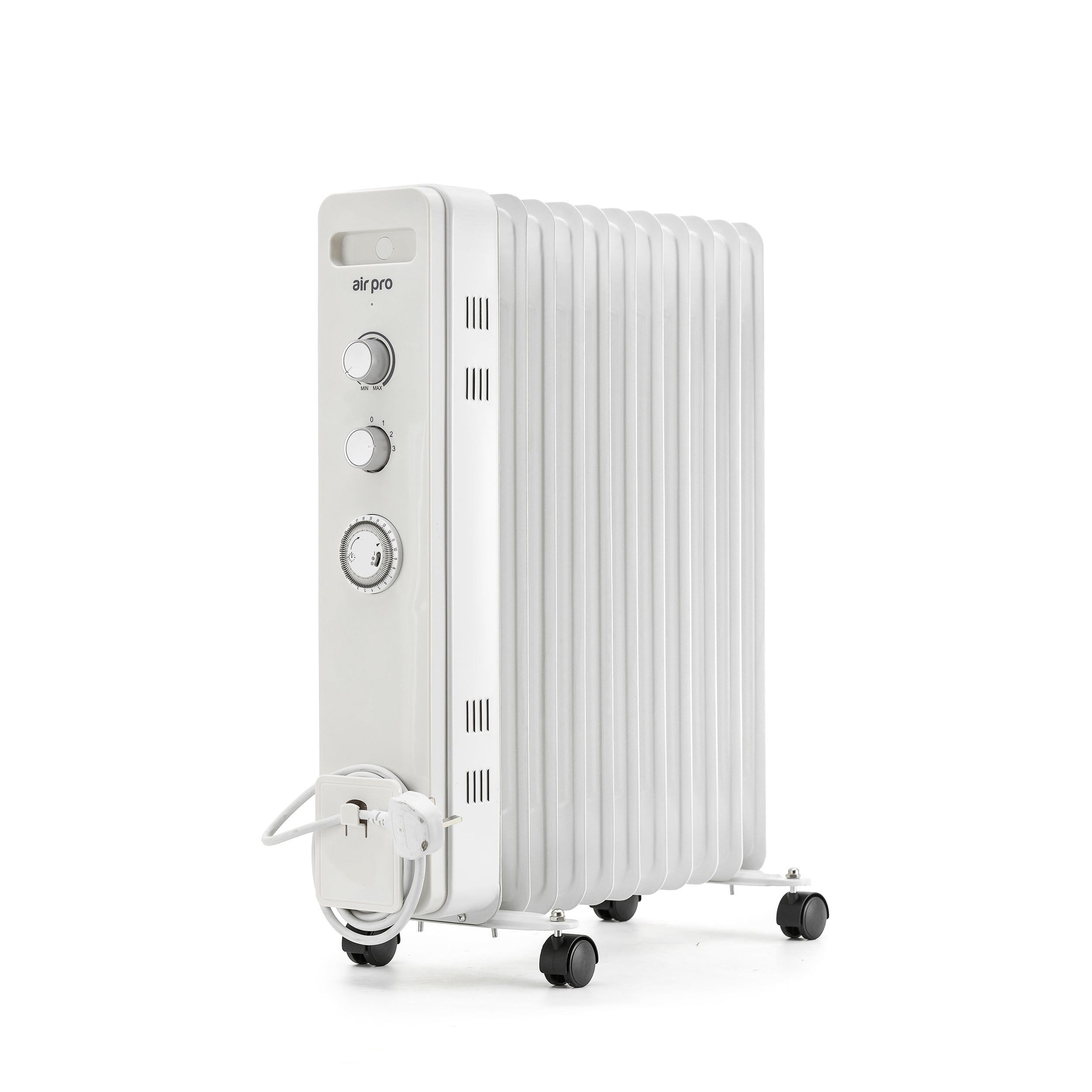 Oil-Filled Electric Heater with Timer Function - 2500W - 11 Fins