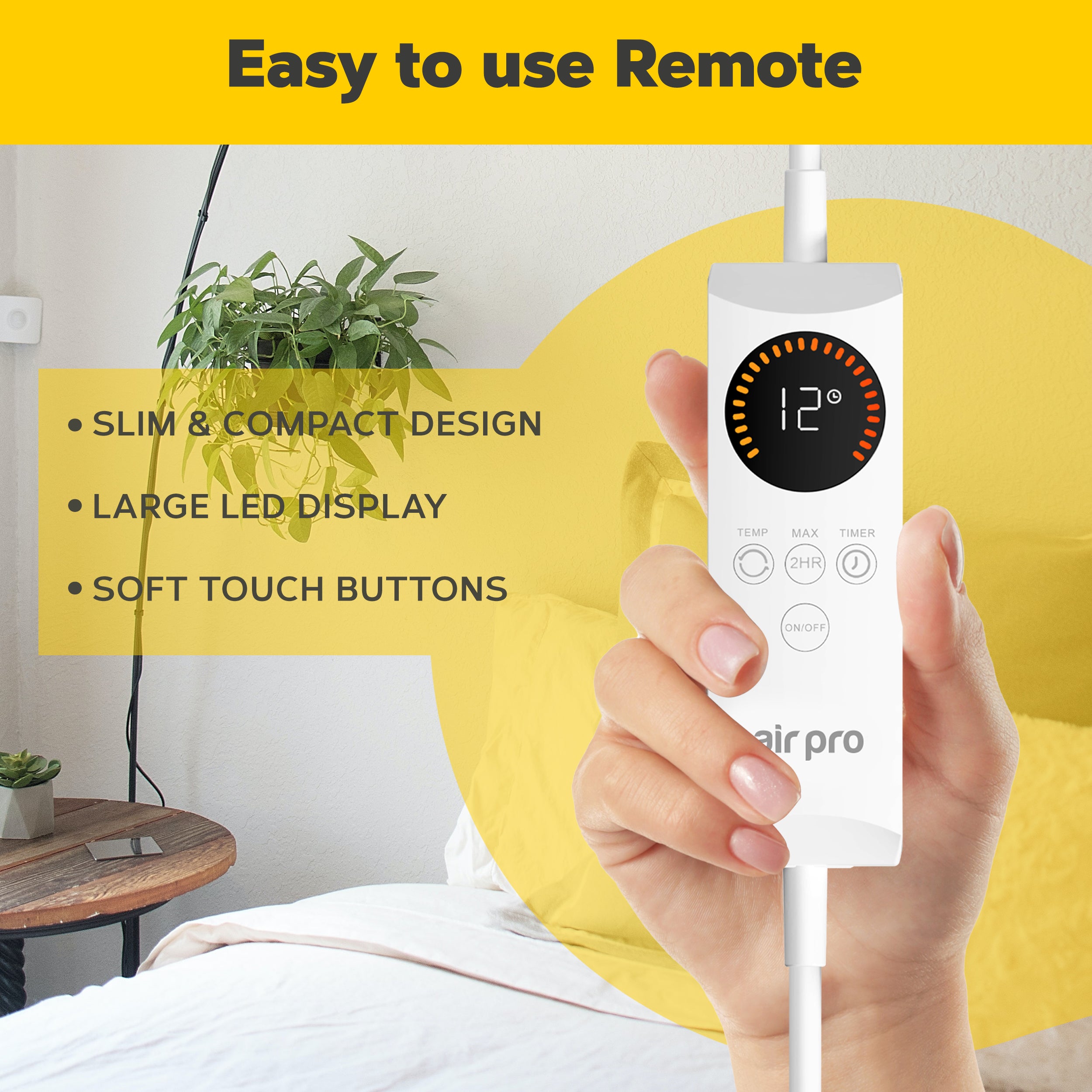 Fleece Electric Under Blanket - Heated Mattress Cover with Controller