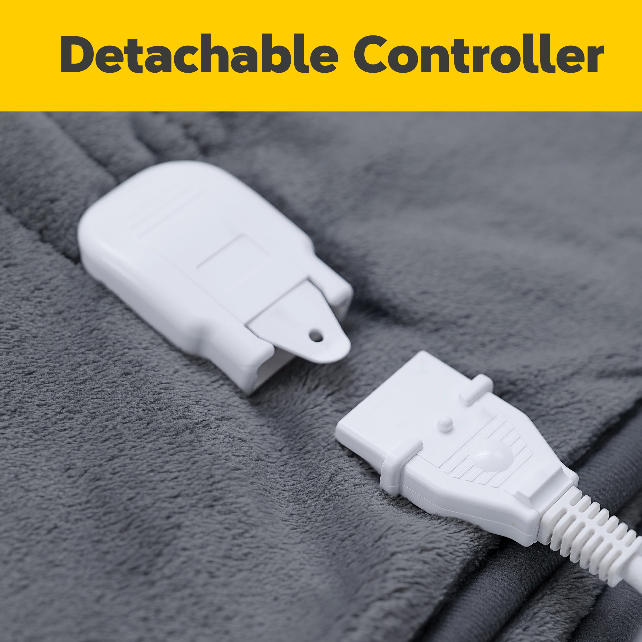 Heated Electric Blanket with Digital Controller, 6 Heat Settings