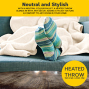Heated Electric Blanket with Digital Controller, 6 Heat Settings