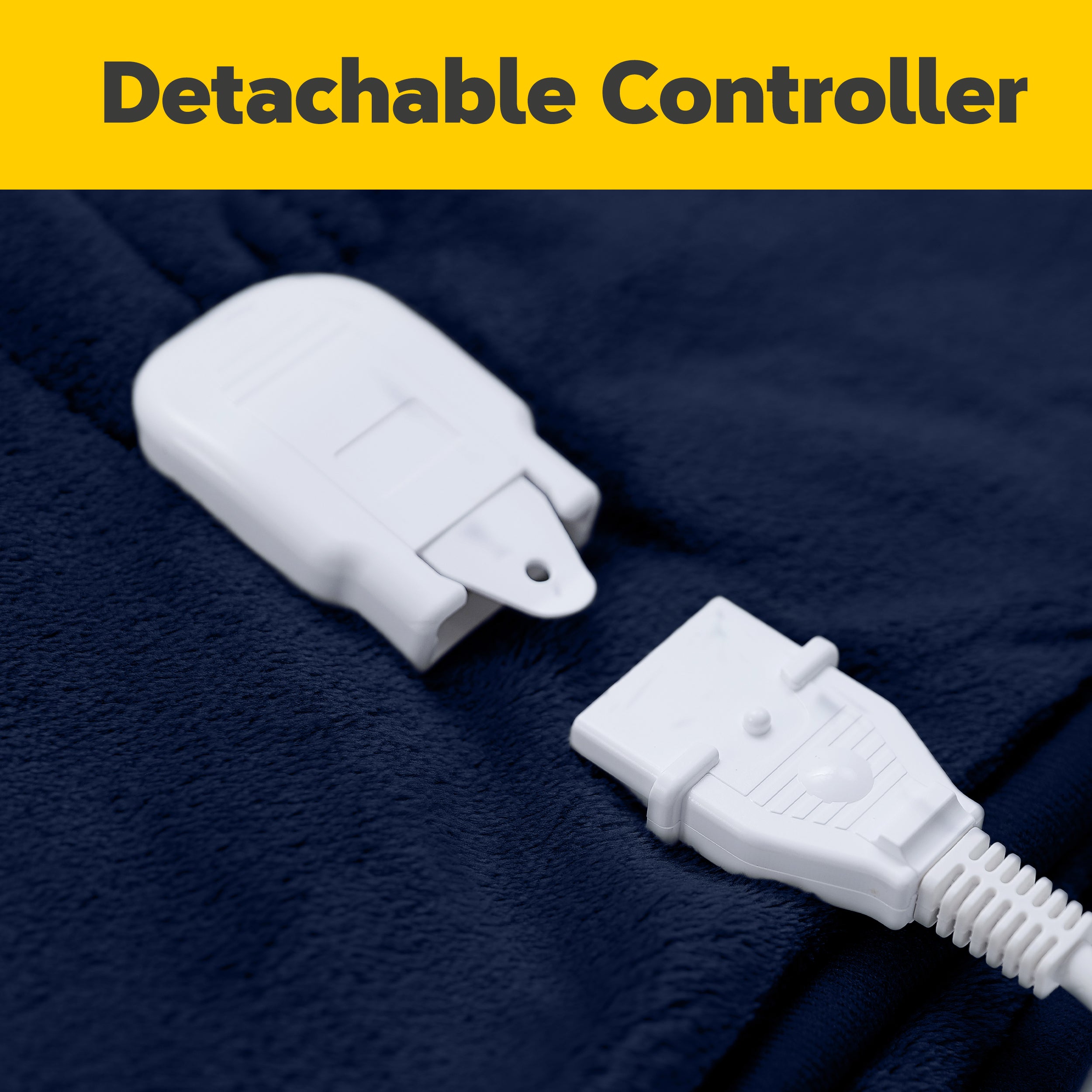 Heated Electric Blanket with Digital Controller, 6 Heat Settings