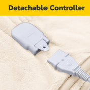 Heated Electric Blanket with Digital Controller, 6 Heat Settings