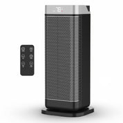 17" Portable Electric Space Heater - LED Display - 12H Timer - Remote