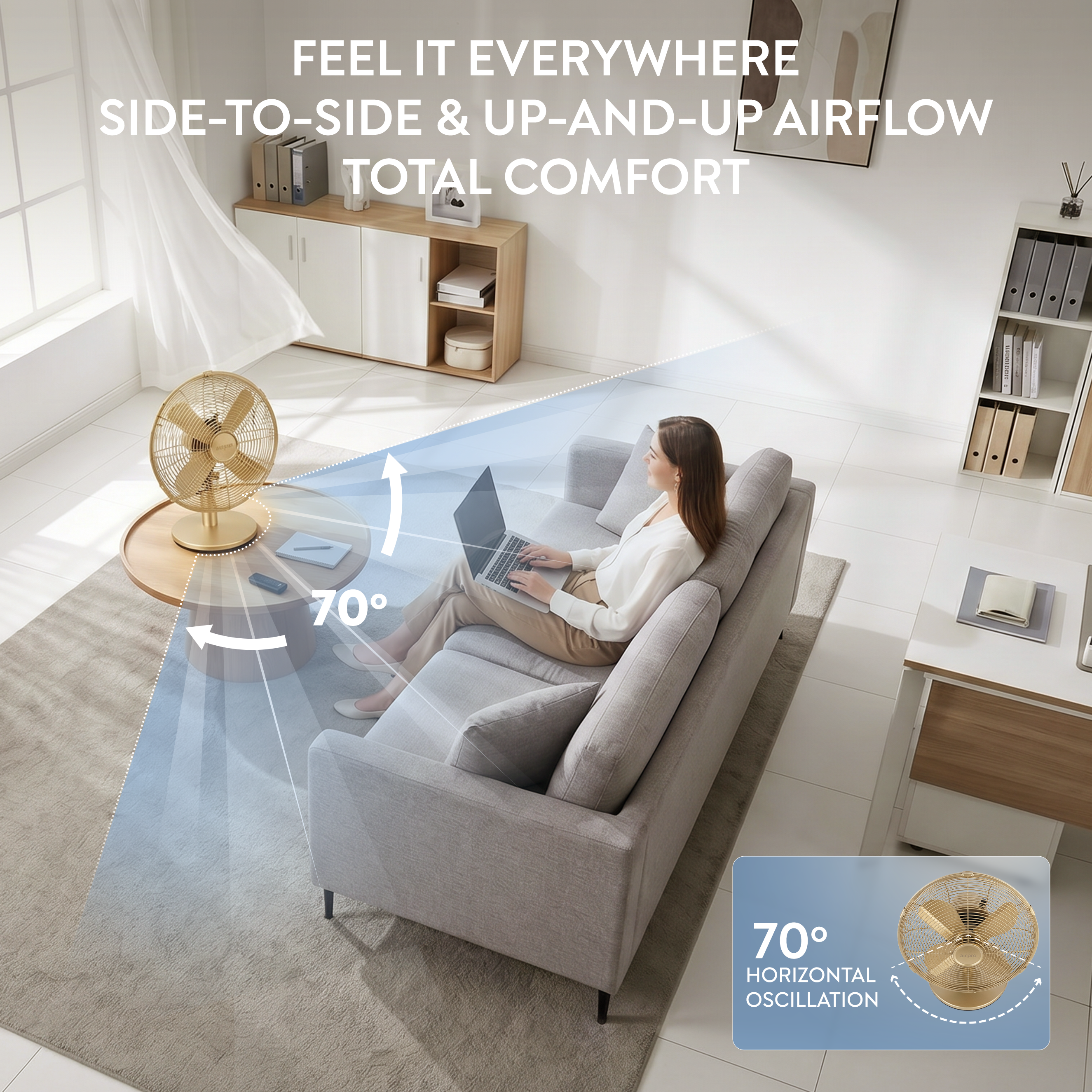 12" Desk Fan