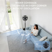 16" Metal Stand Fan