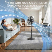 16" Metal Stand Fan