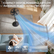 16" Metal Stand Fan