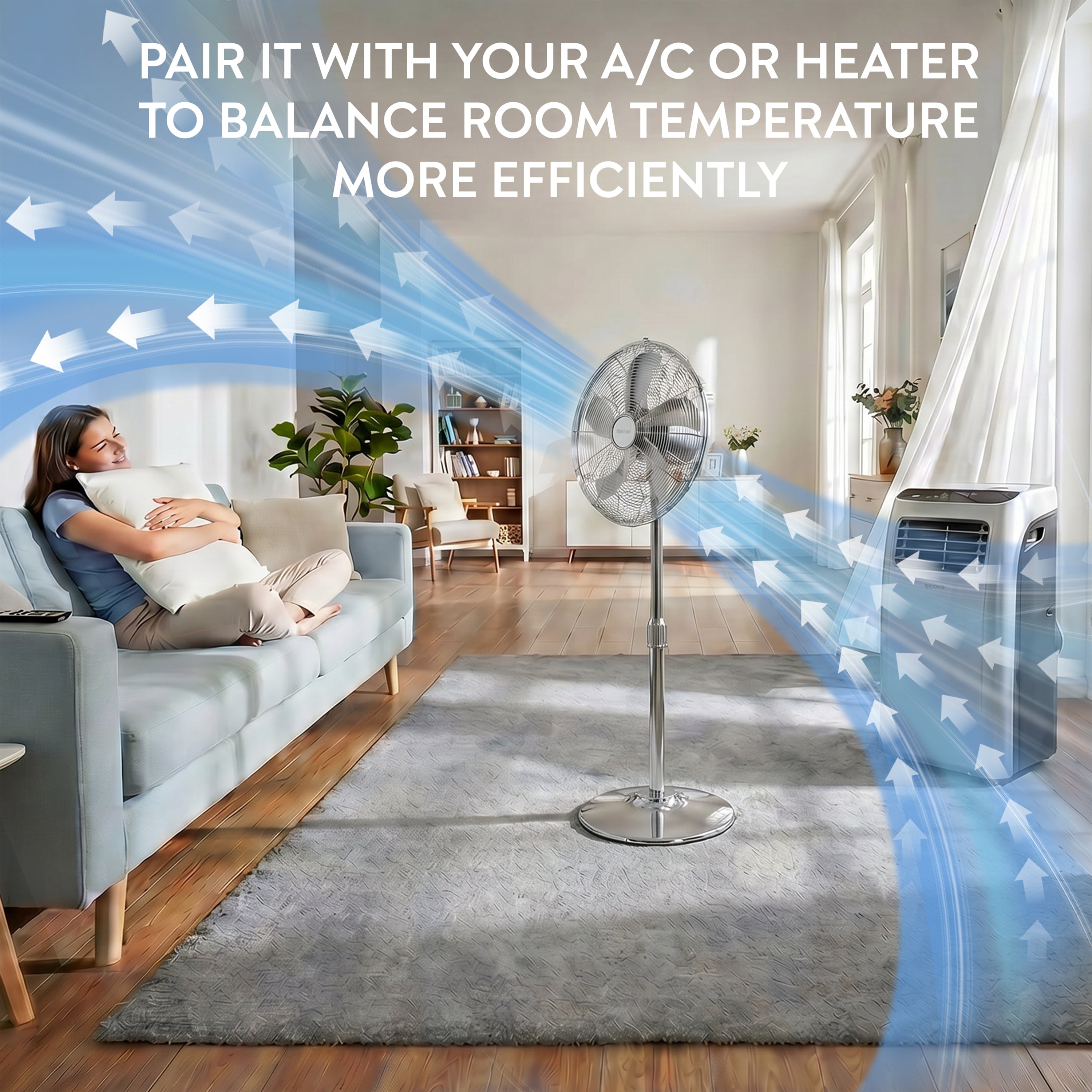 16" Metal Stand Fan