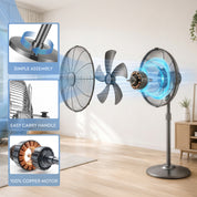 16" Metal Stand Fan