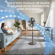 16" Metal Stand Fan