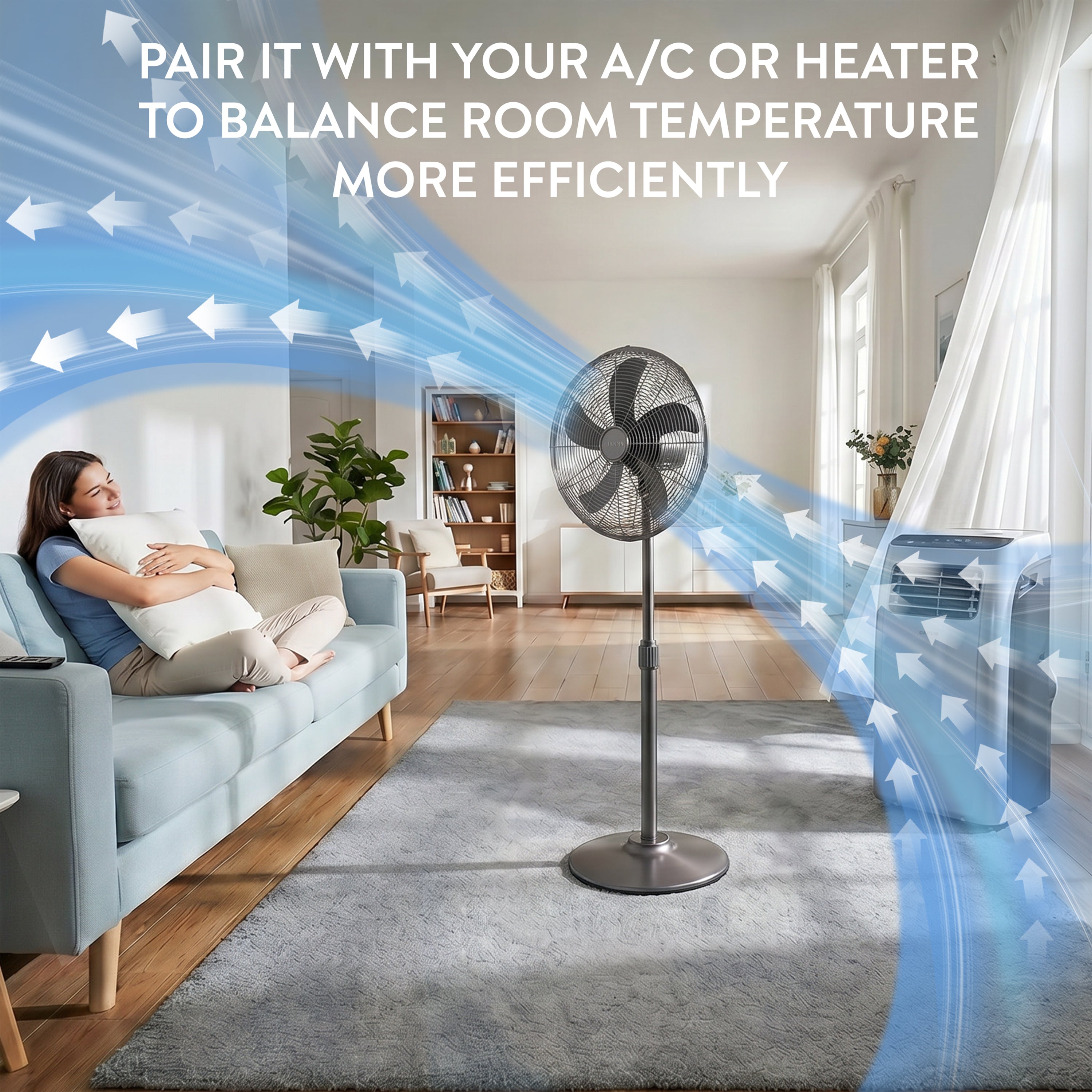 16" Metal Stand Fan