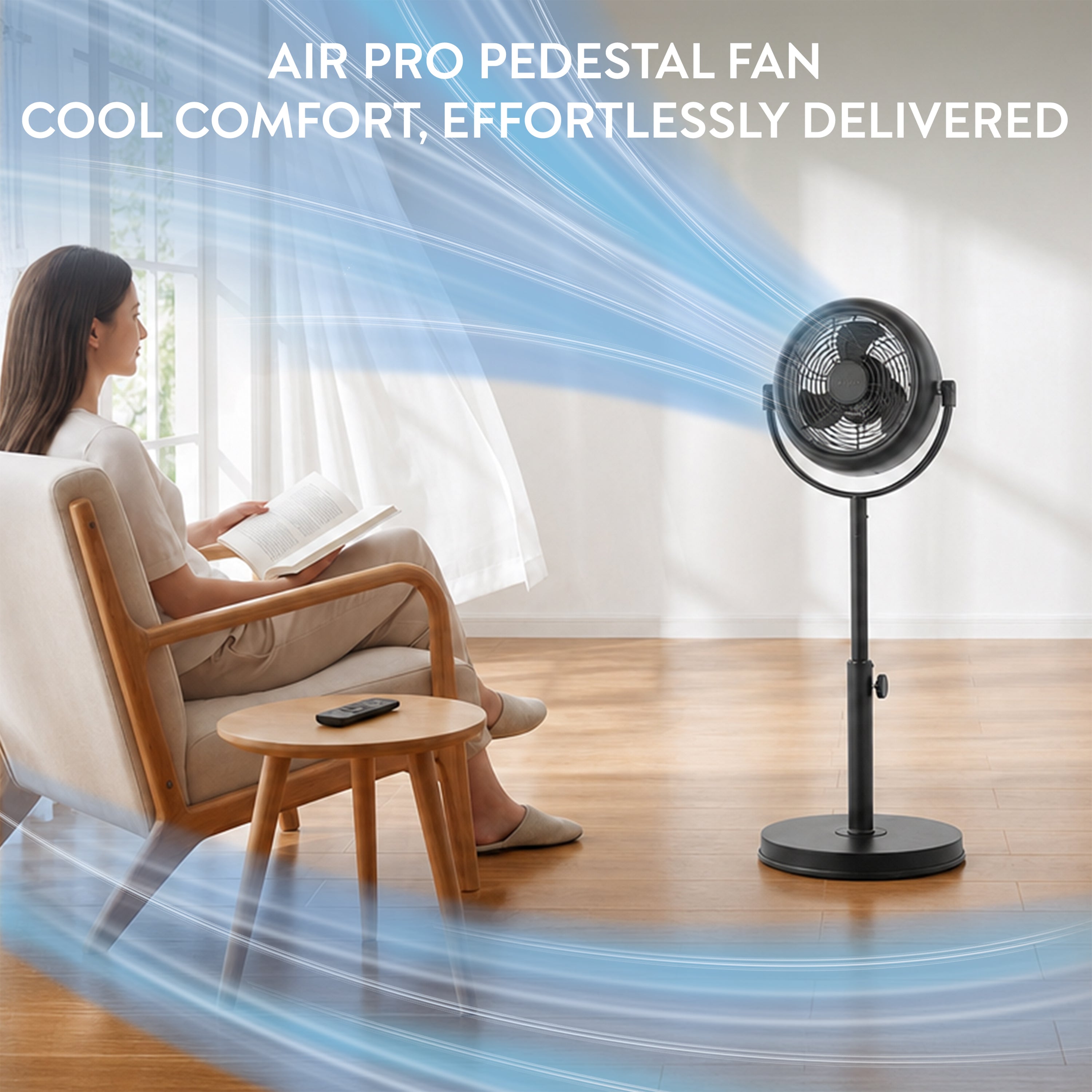 8" Retro Stand Fan