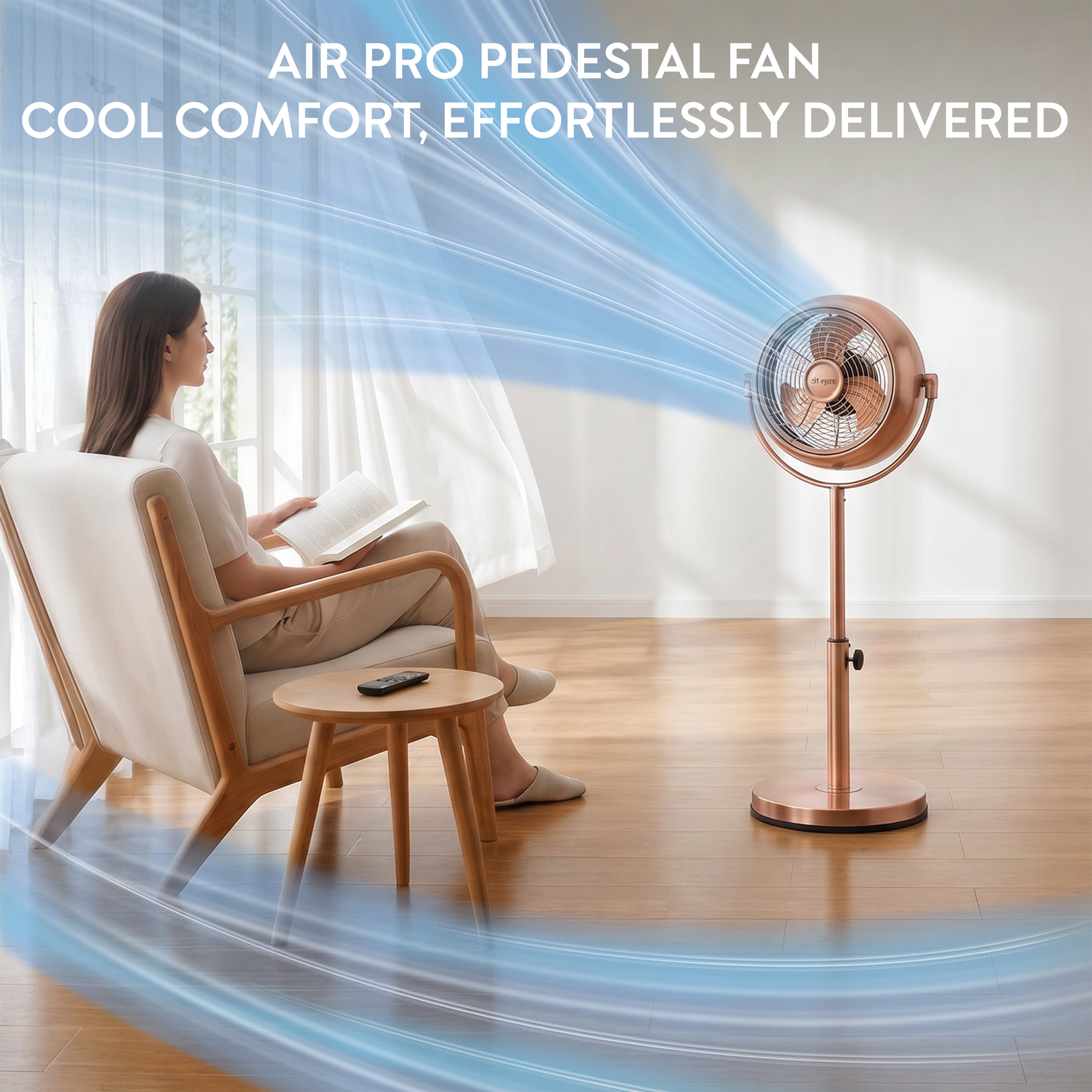 8" Retro Stand Fan