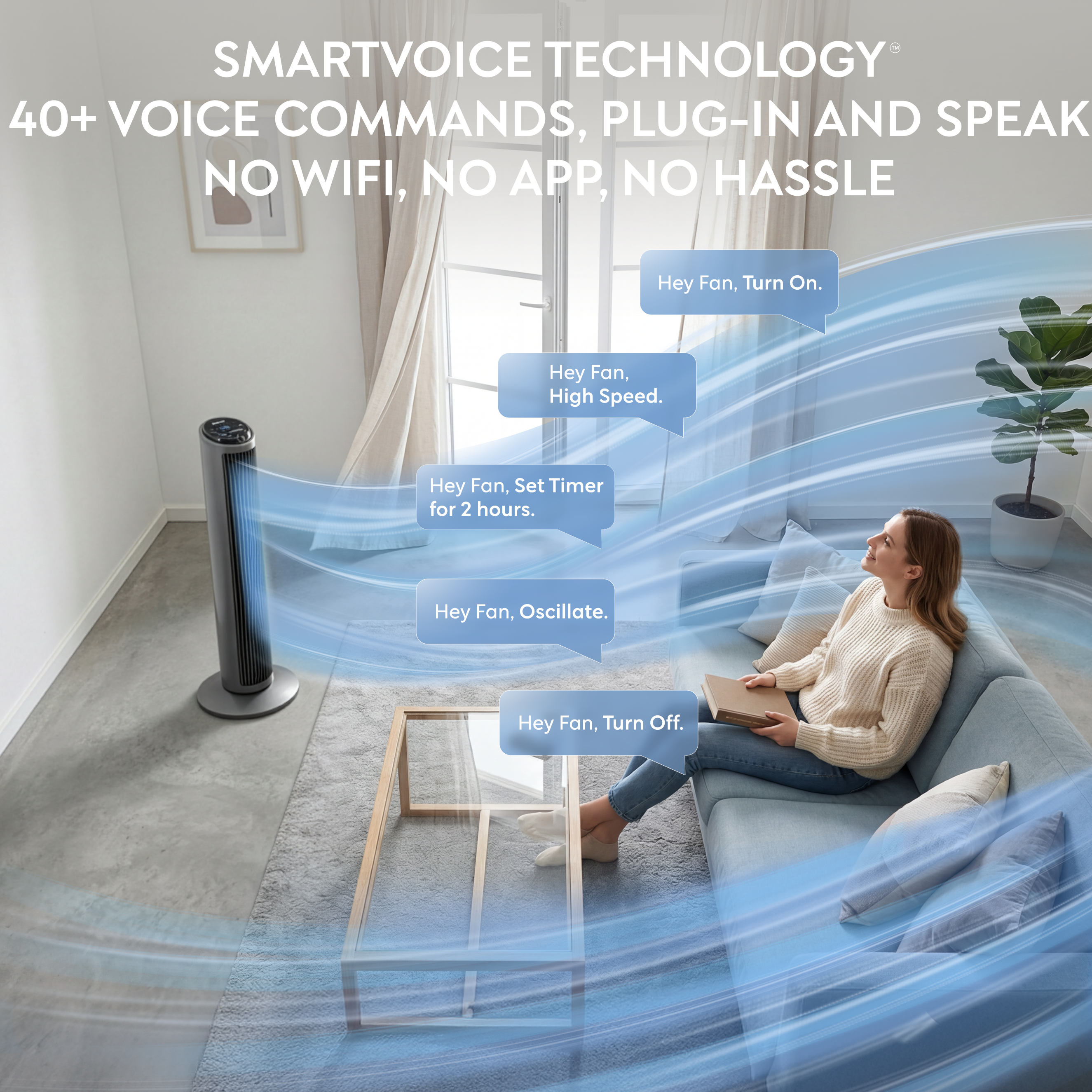 30" Tower Fan (SmartVoice™ Enabled)