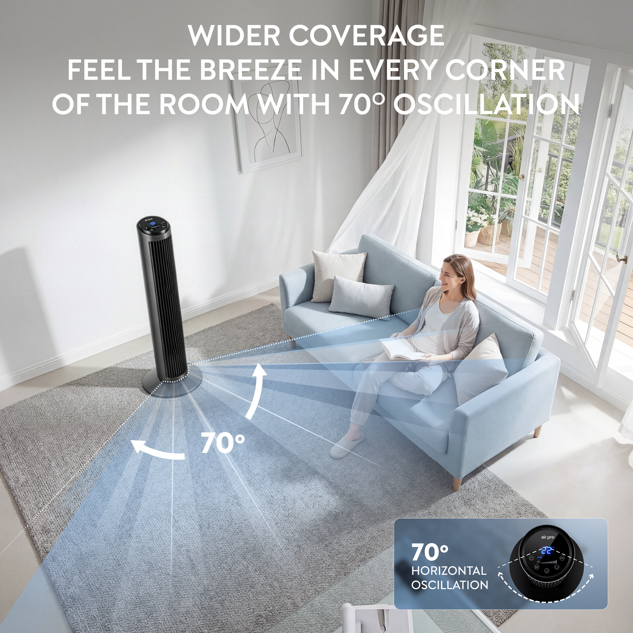 30" Tower Fan (SmartVoice™ Enabled)
