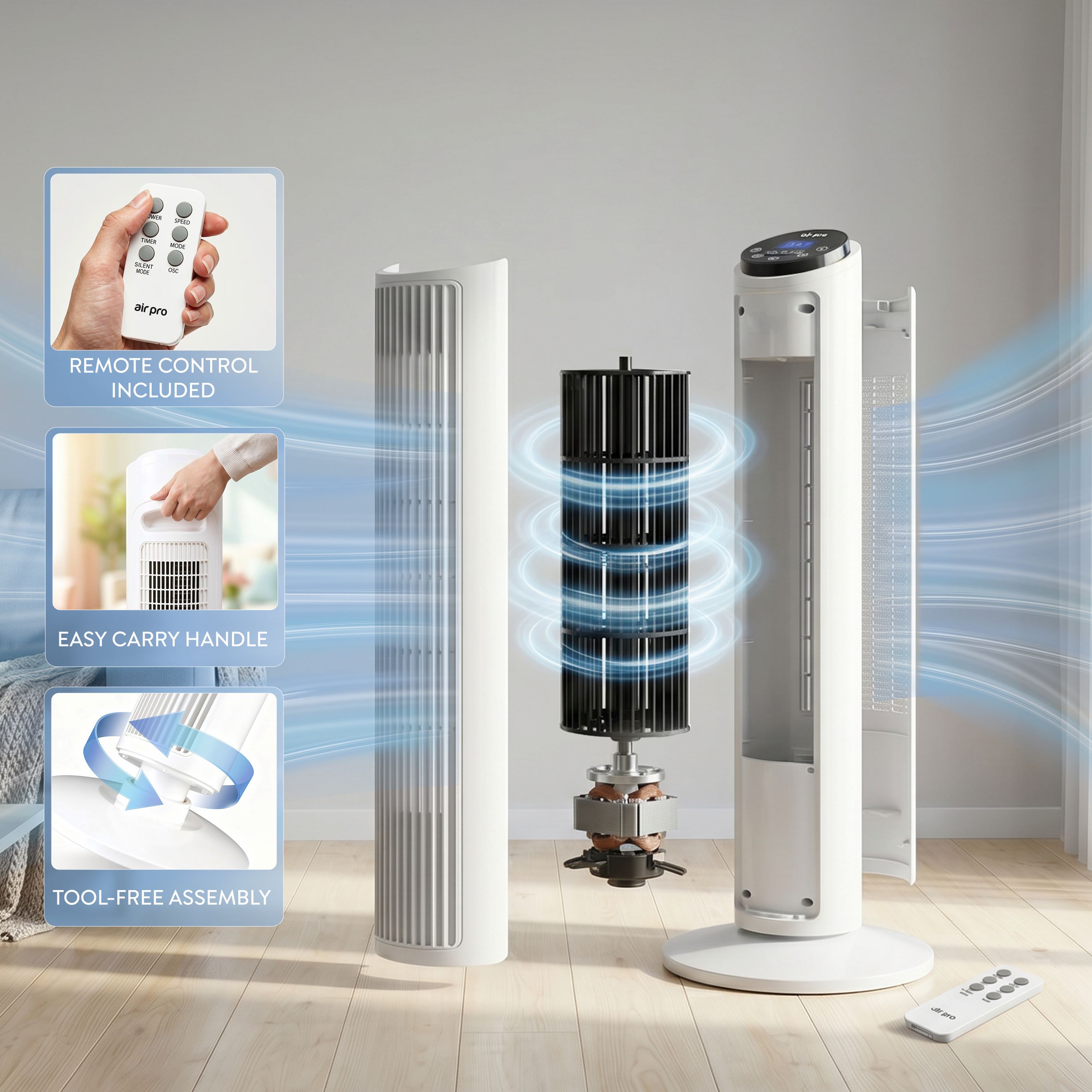 30" Tower Fan (SmartVoice™ Enabled)