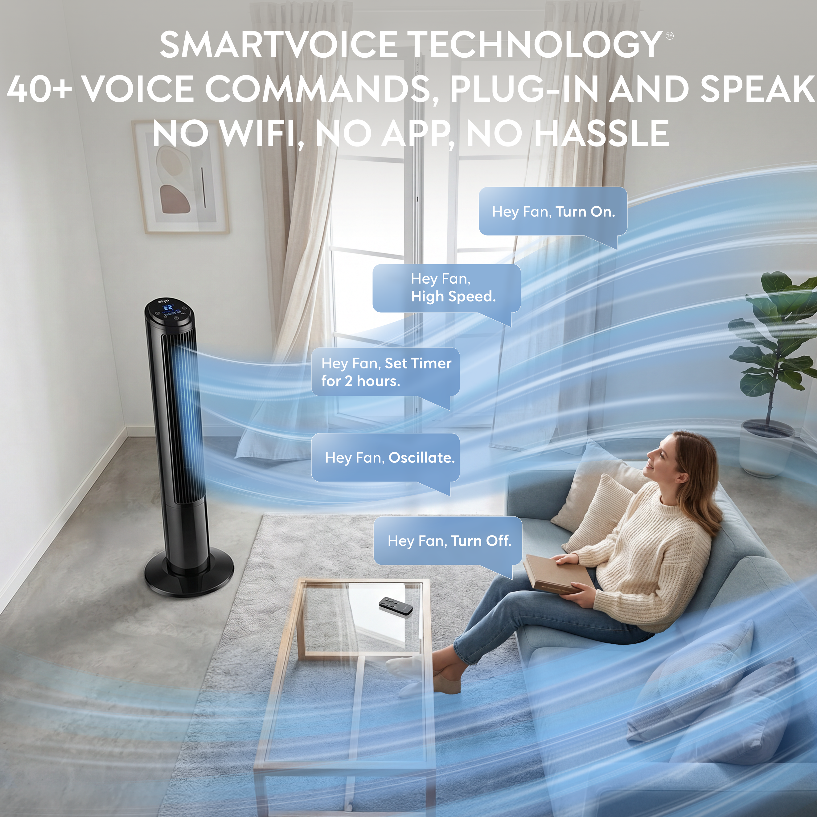 40" Tower Fan (SmartVoice™ Enabled)