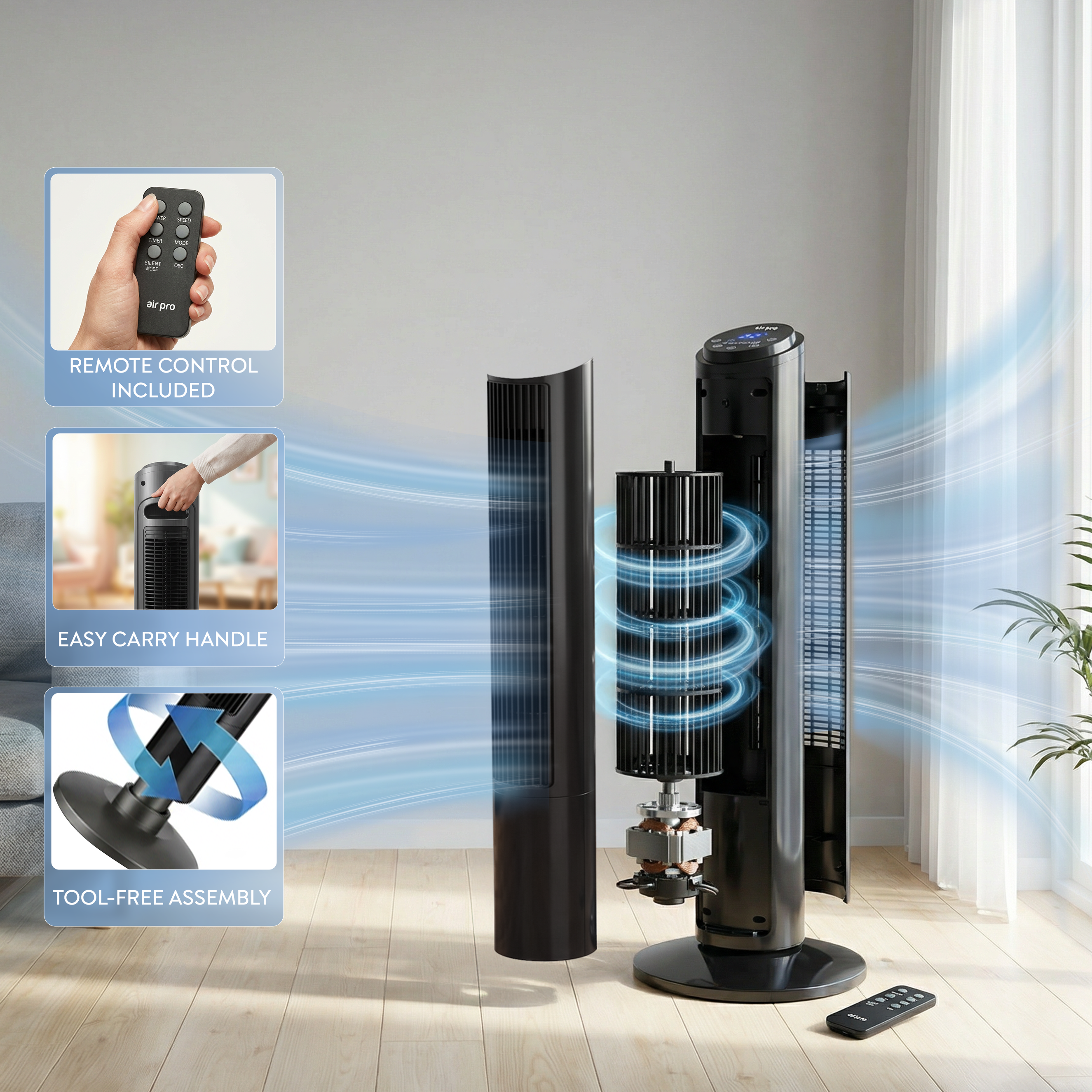 40" Tower Fan (SmartVoice™ Enabled)