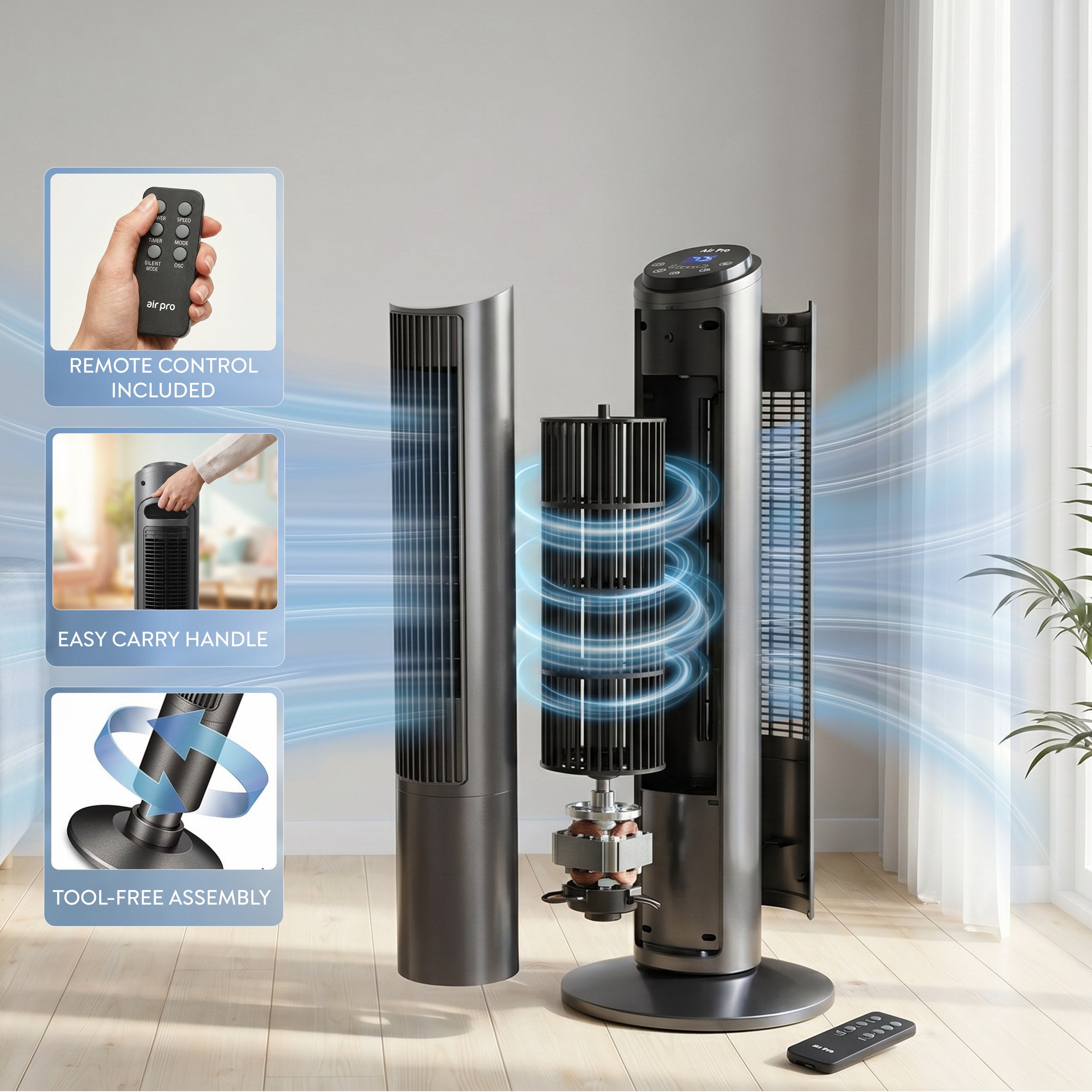 40" Tower Fan (SmartVoice™ Enabled)