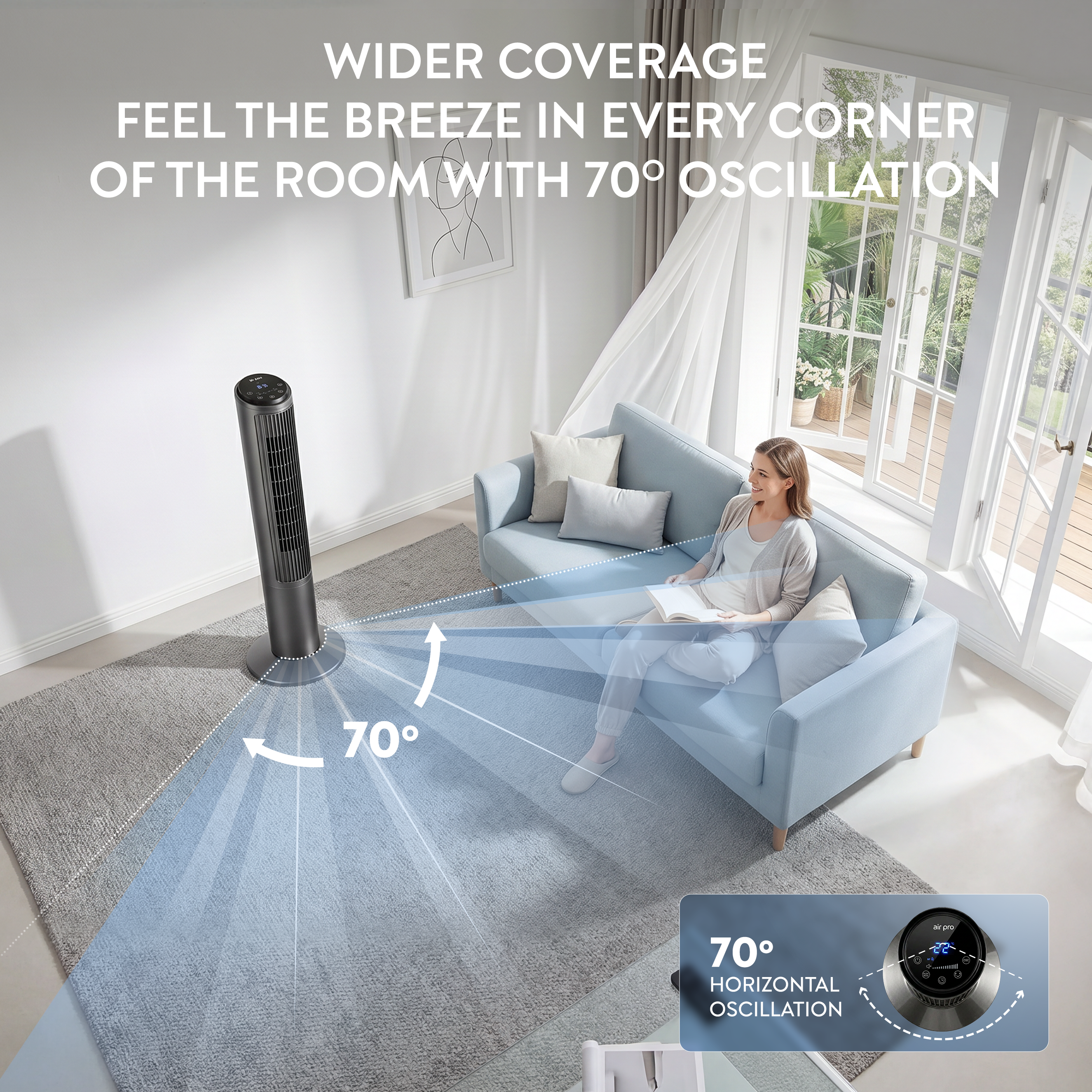 40" Tower Fan (SmartVoice™ Enabled)