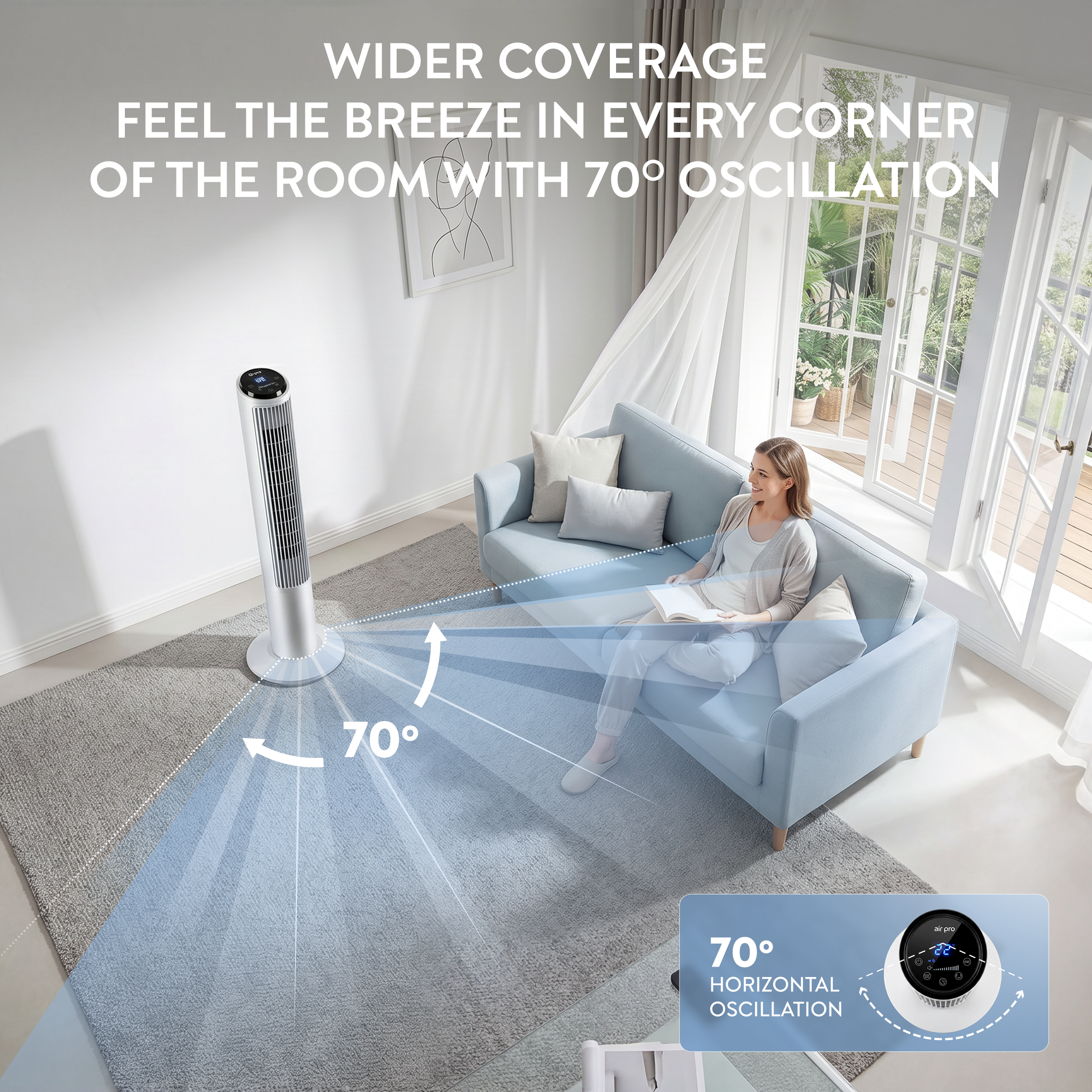 30" Tower Fan (SmartVoice™ Enabled)