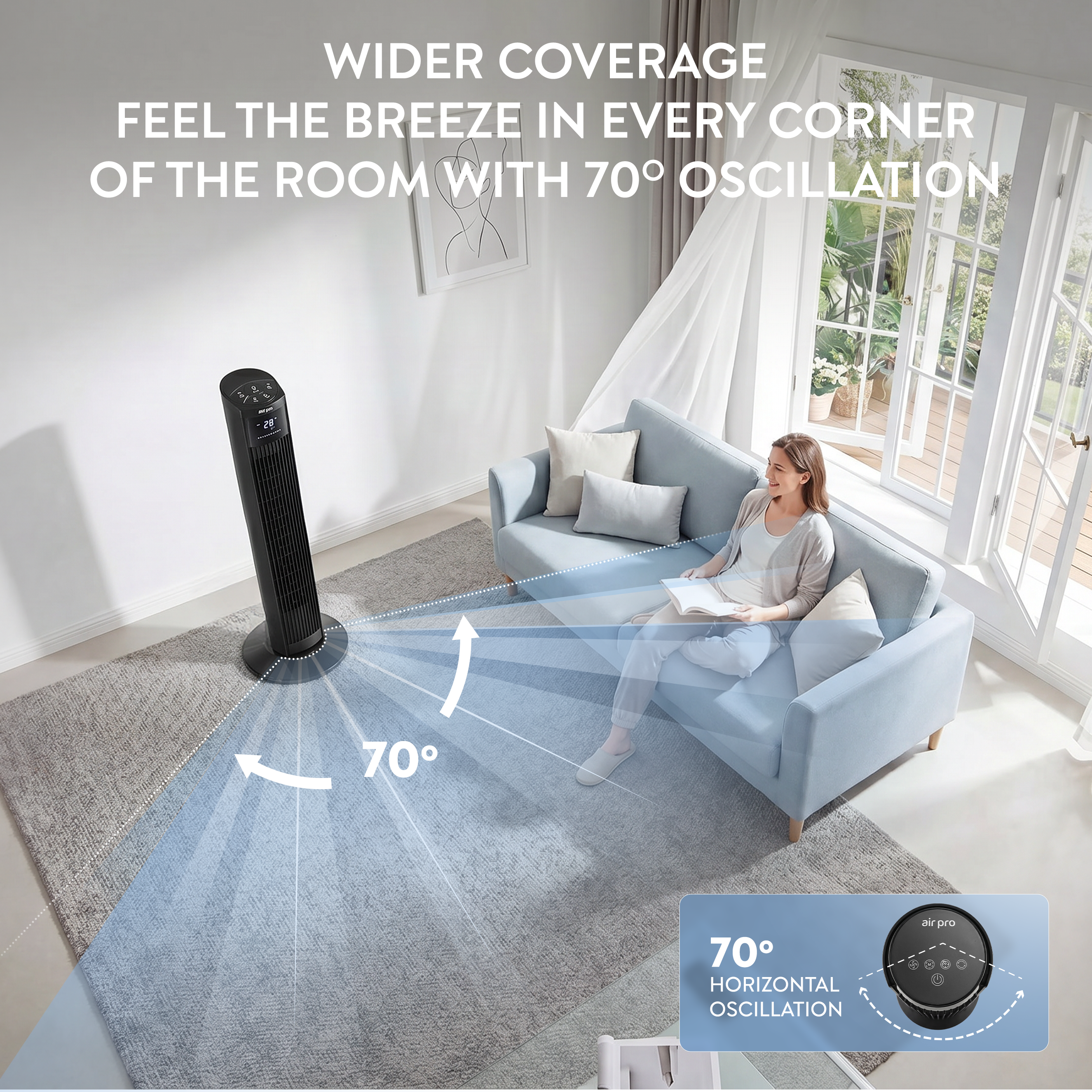 48" Tower Fan