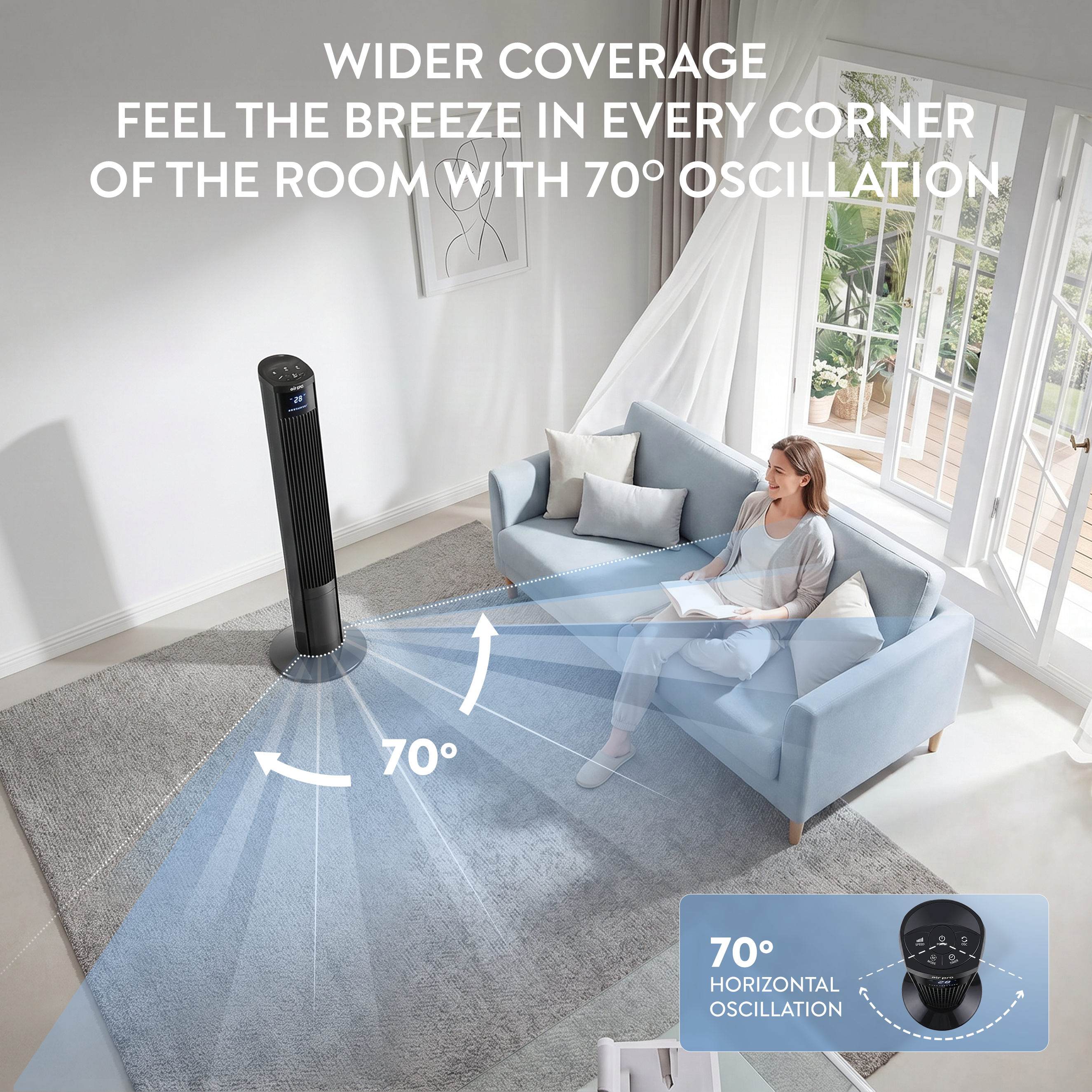 48" Tower Fan