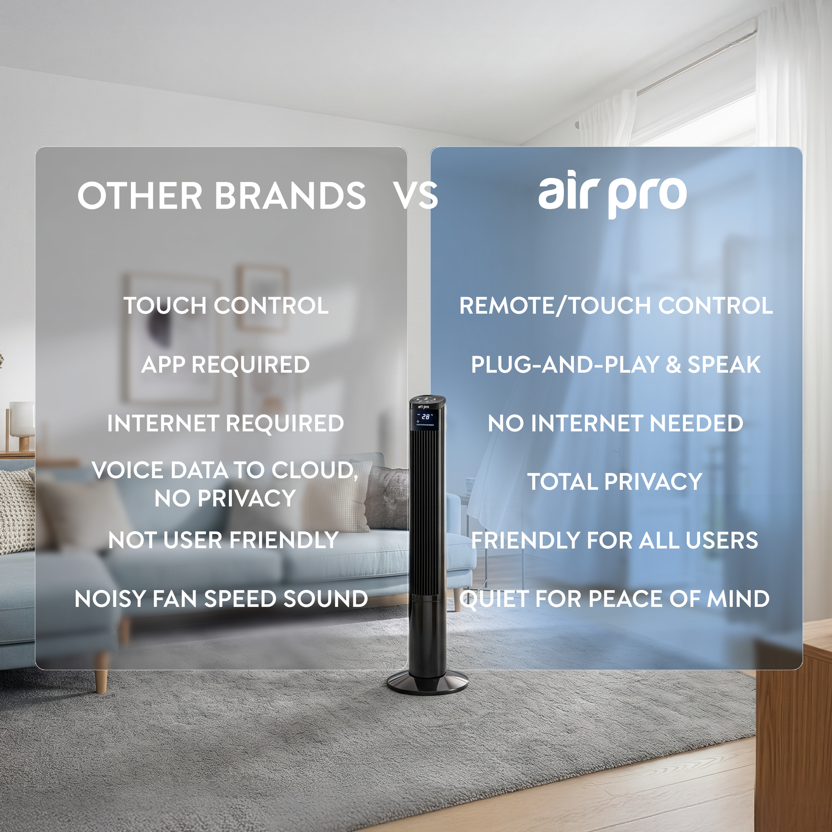 48" Tower Fan