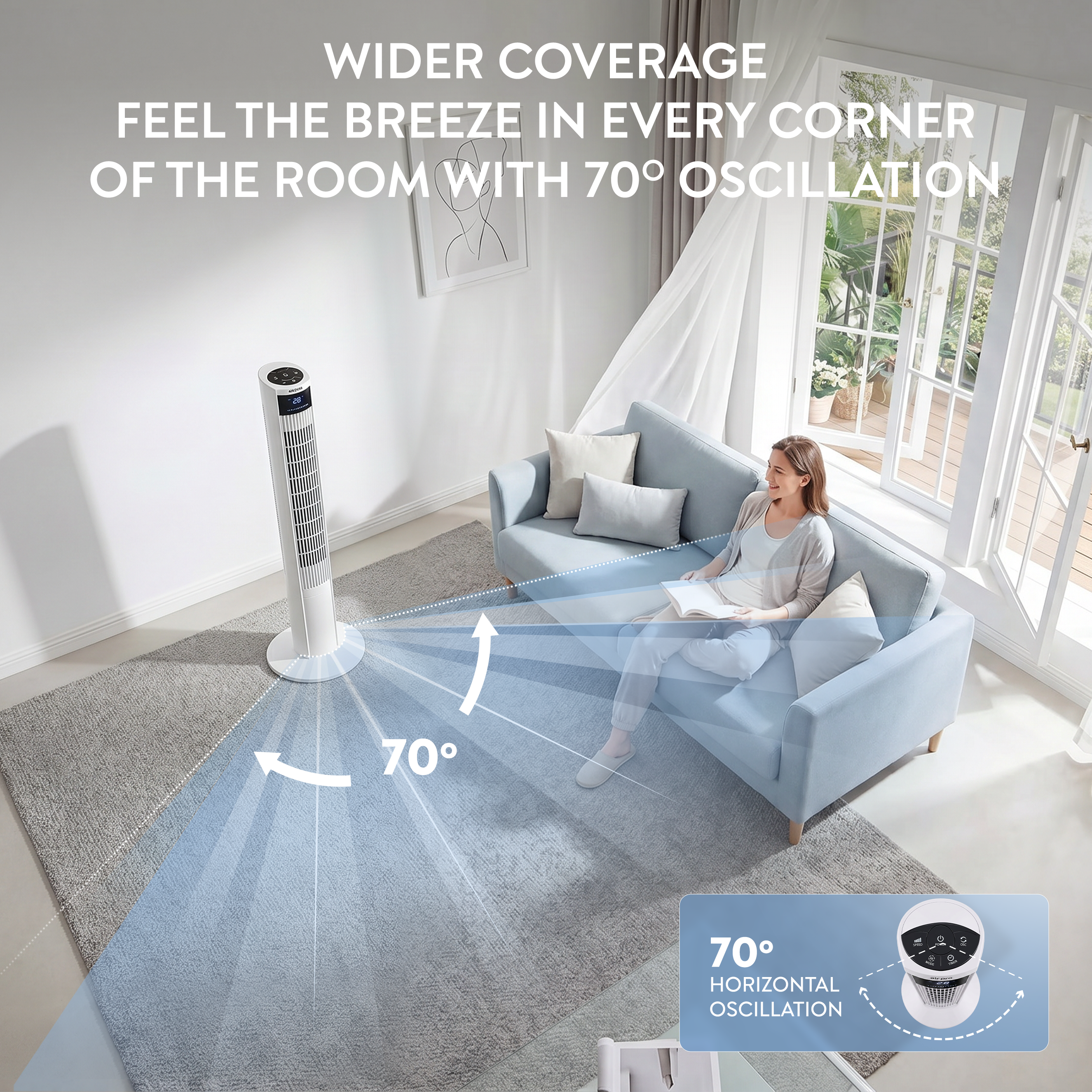 48" Tower Fan