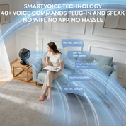 10" Desk Fan (SmartVoice™ Enabled)
