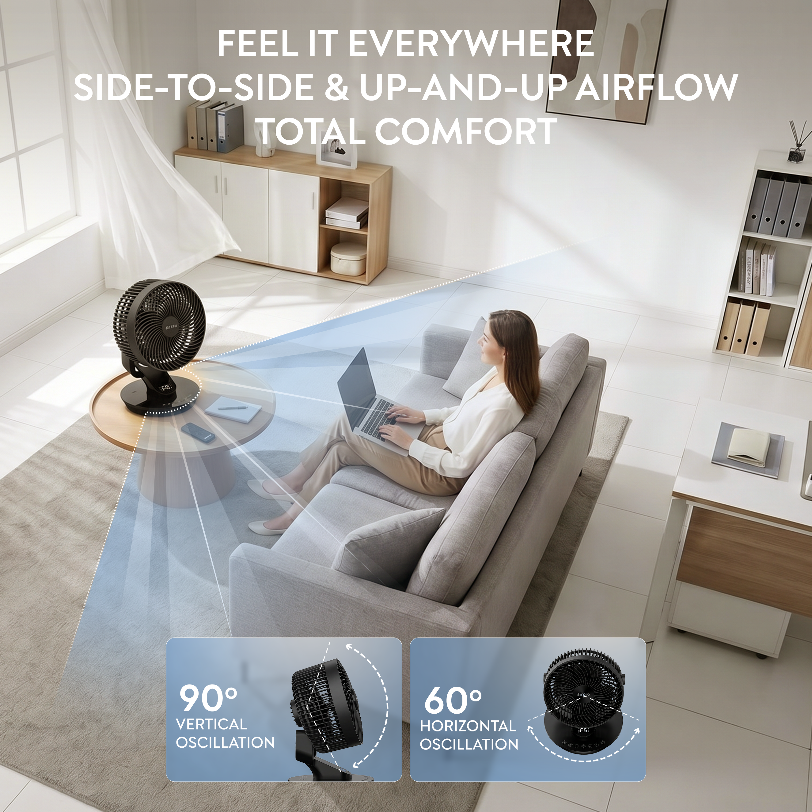 10" Desk Fan (SmartVoice™ Enabled)