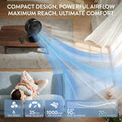 10" Desk Fan (SmartVoice™ Enabled)