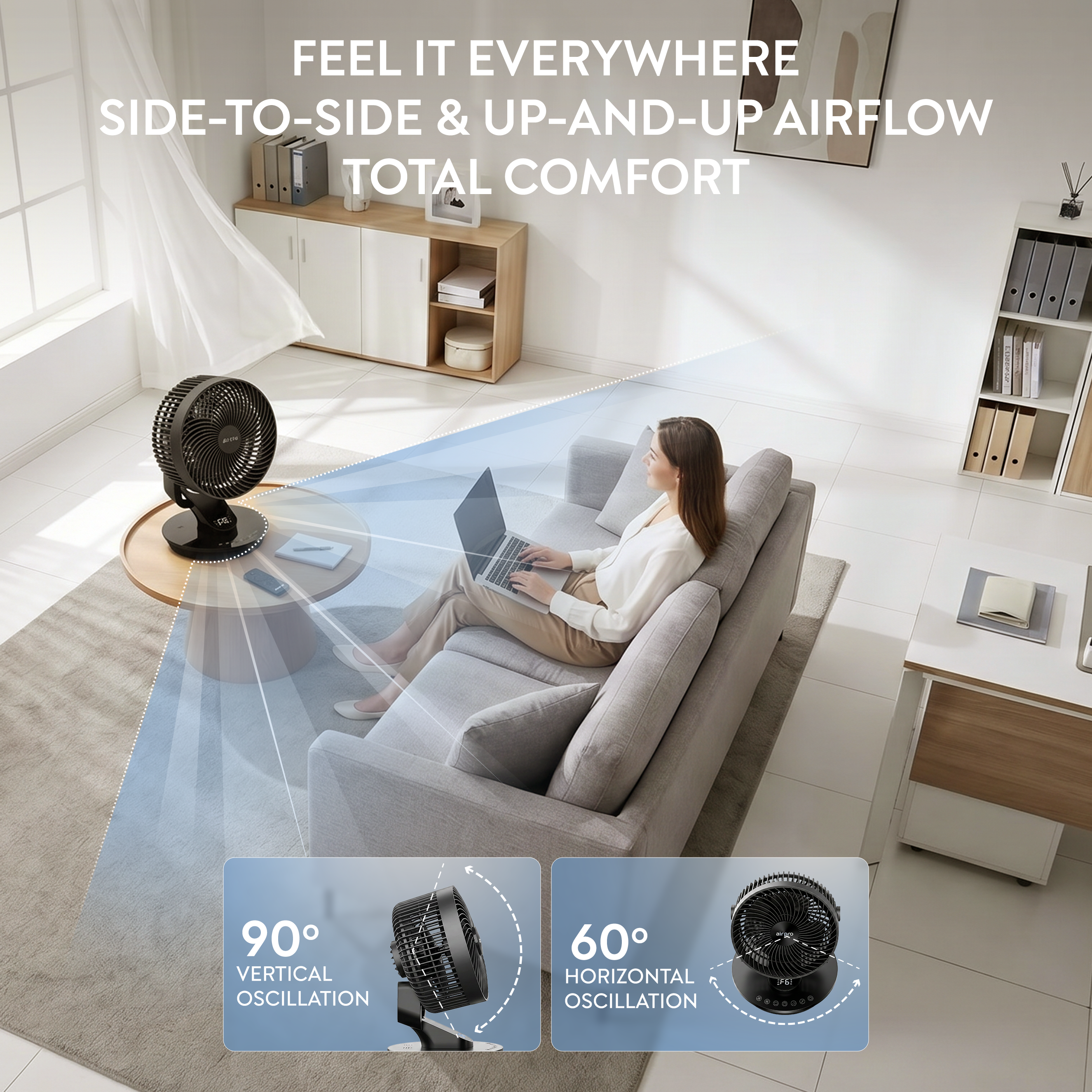 10" Desk Fan (SmartVoice™ Enabled)