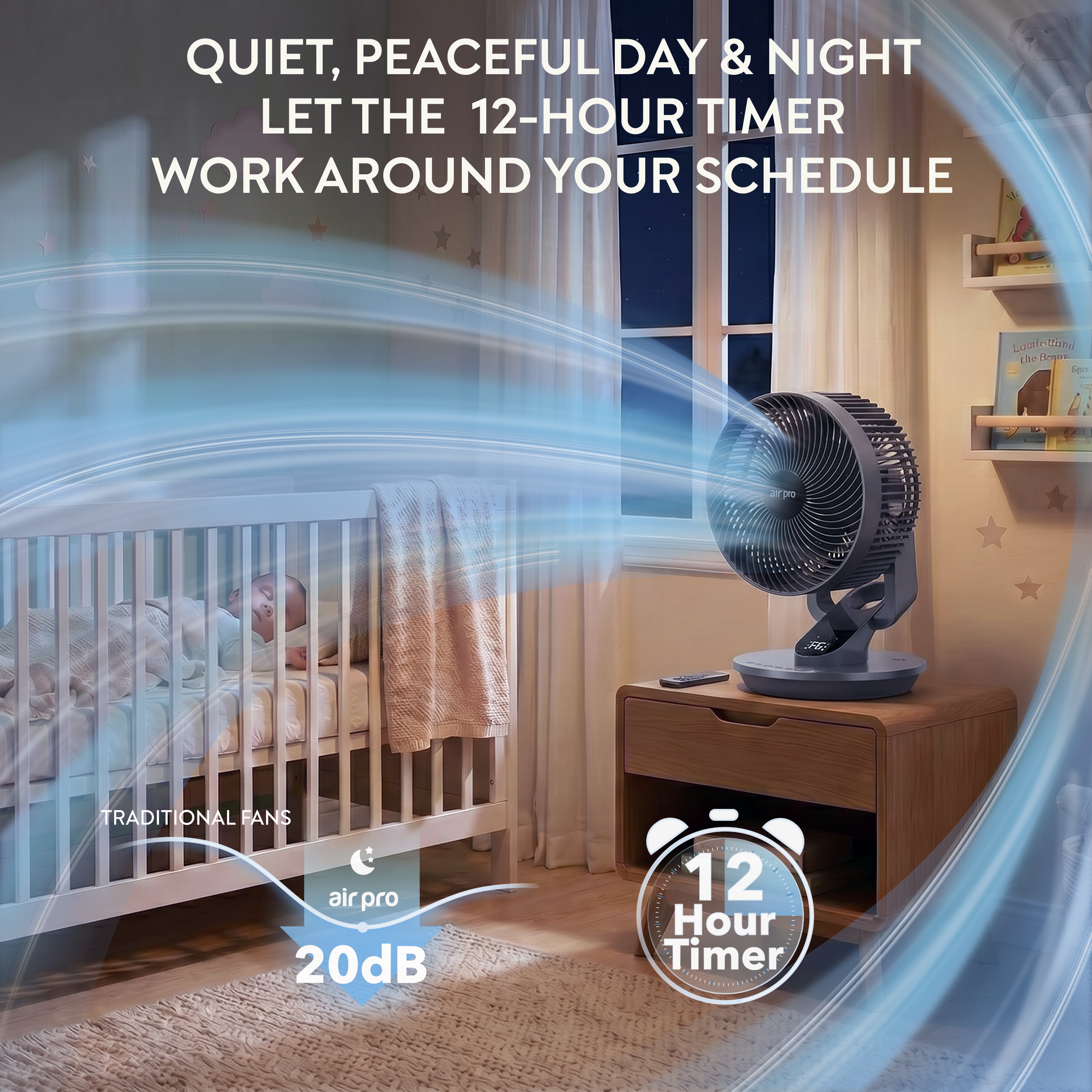 10" Desk Fan (SmartVoice™ Enabled)