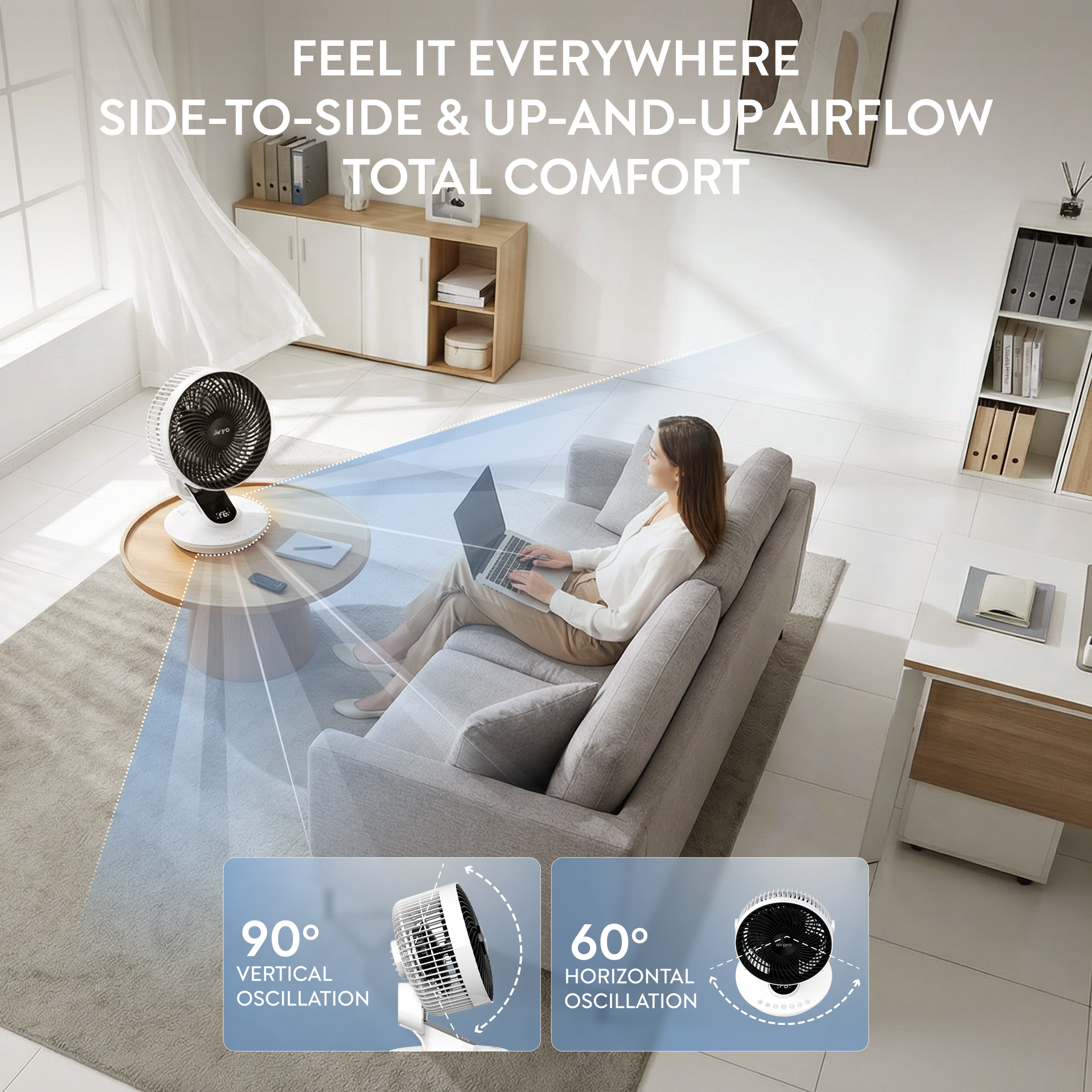 10" Desk Fan (SmartVoice™ Enabled)