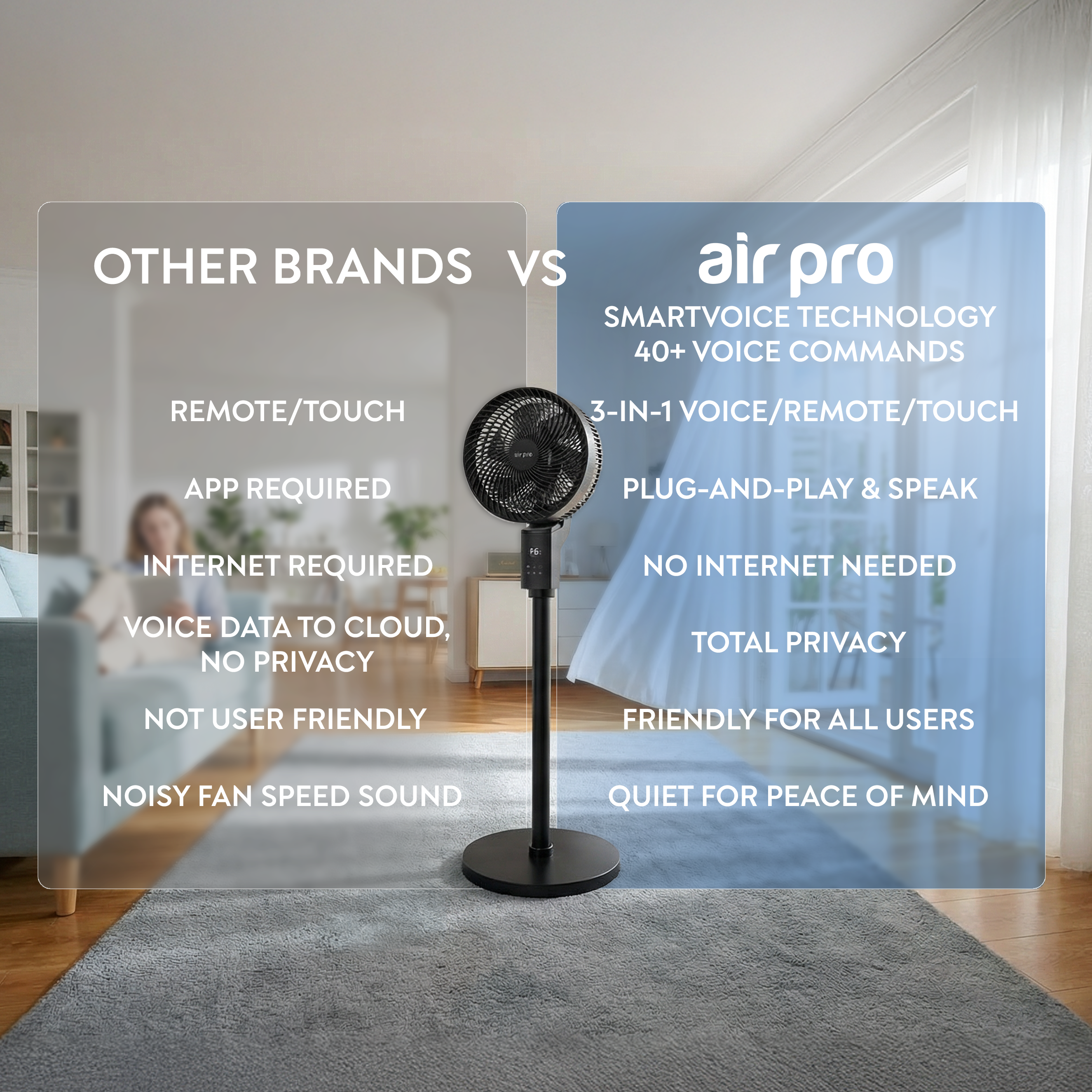 40" Stand Fan (SmartVoice™ Enabled)