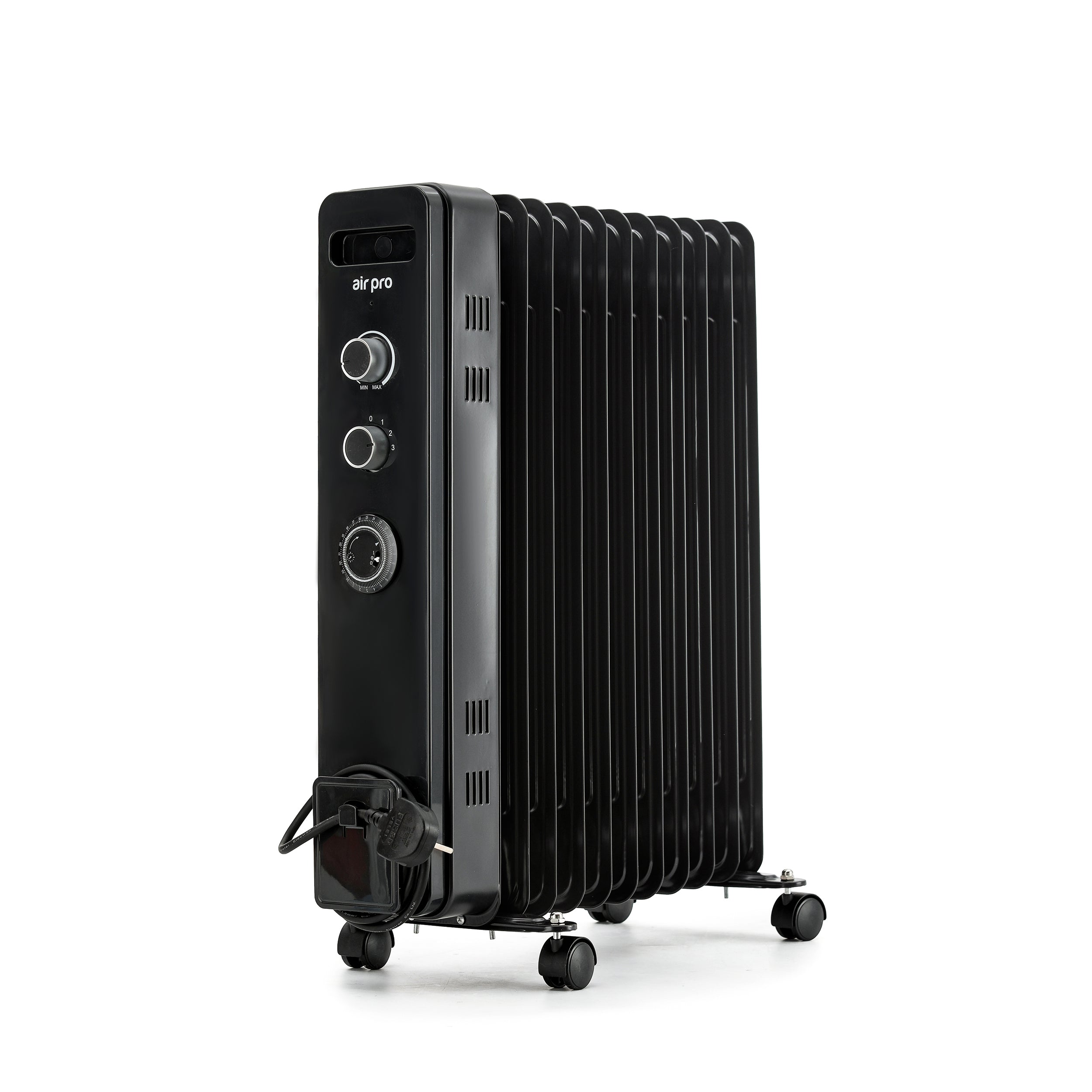 Oil-Filled Electric Heater with Timer Function - 2500W - 11 Fins