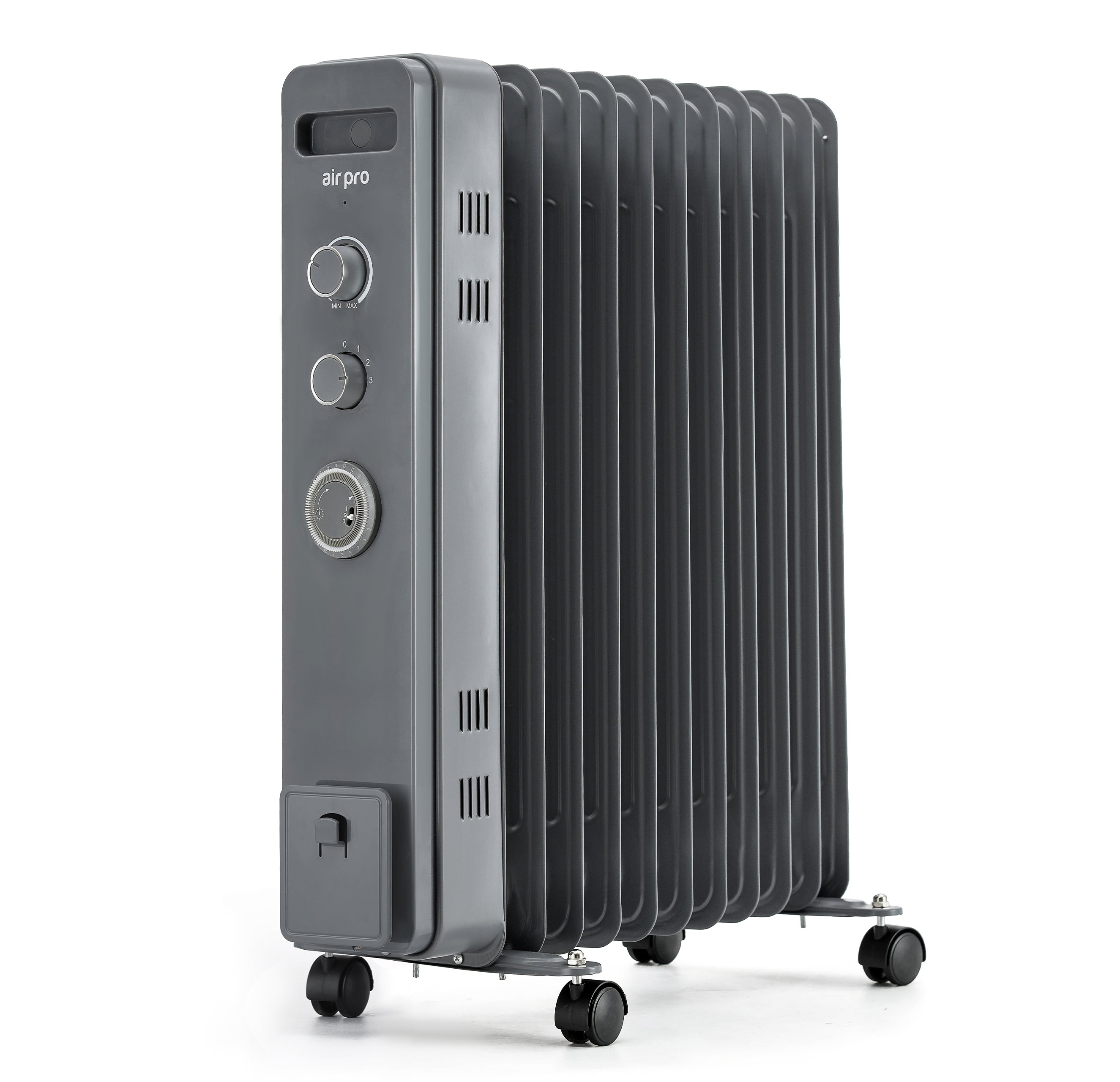 Oil-Filled Electric Heater with Timer Function - 2500W - 11 Fins