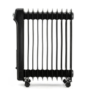 Oil-Filled Electric Radiator 2500W, Adjustable Thermostat, 3 Settings