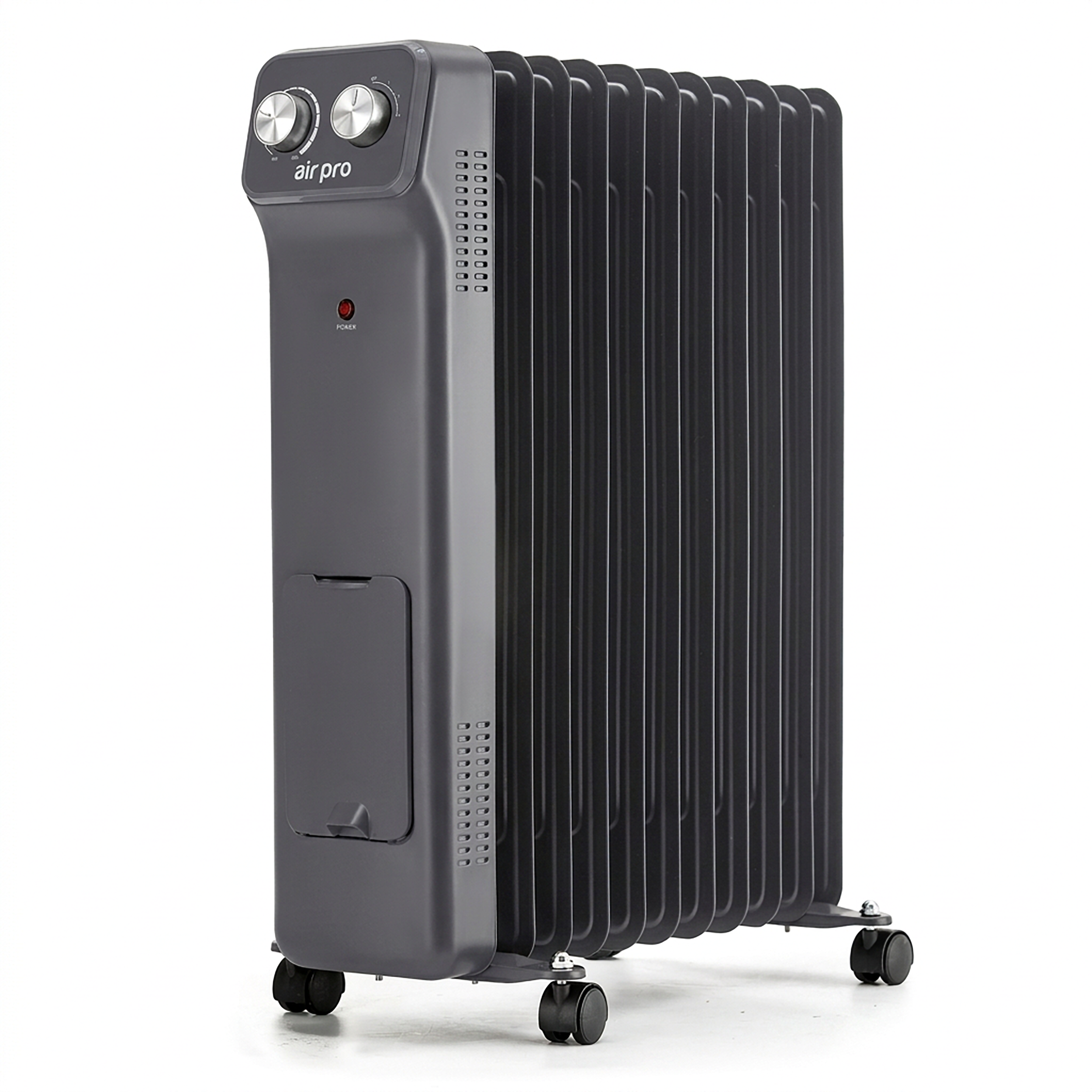 2500W Oil-Filled Electric Radiator - 11 Fins