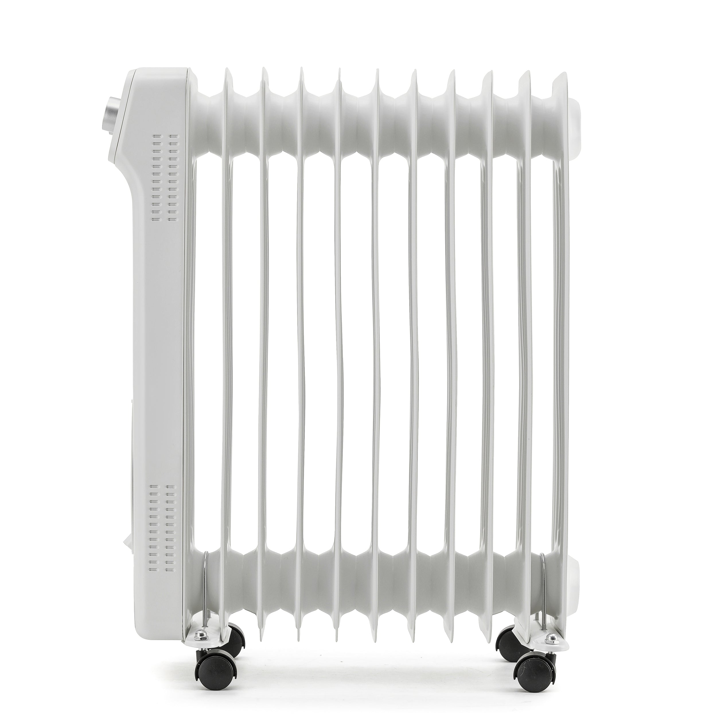Oil-Filled Electric Radiator 2500W, Adjustable Thermostat, 3 Settings