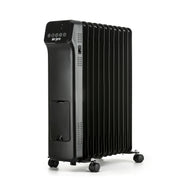 Oil-Filled Electric Radiator 2500W with Thermostat, 9 Hour Timer