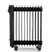 Oil-Filled Electric Radiator 2500W with Thermostat, 9 Hour Timer