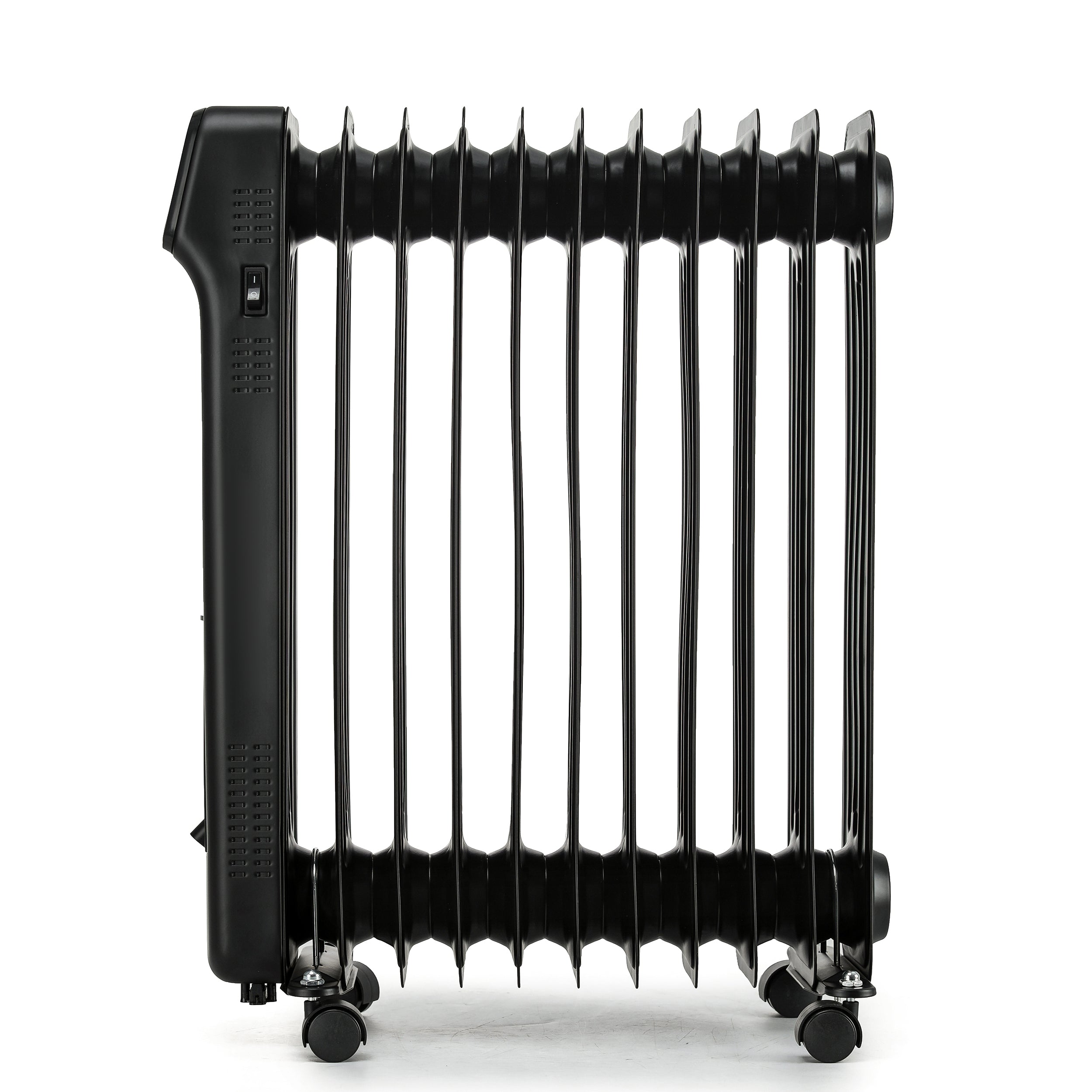 Oil-Filled Electric Radiator 2500W with Thermostat, 9 Hour Timer