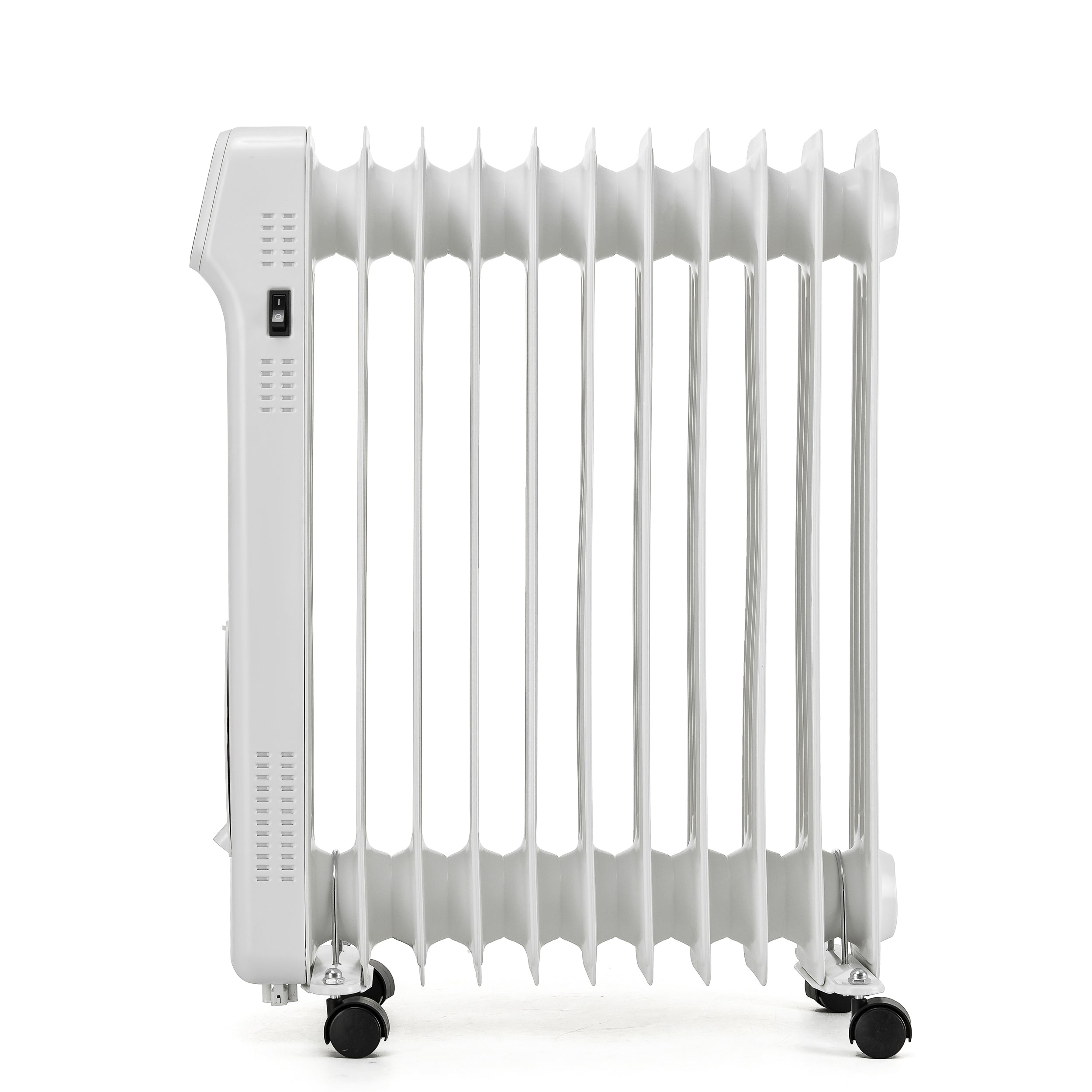 Oil-Filled Electric Radiator 2500W with Thermostat, 9 Hour Timer