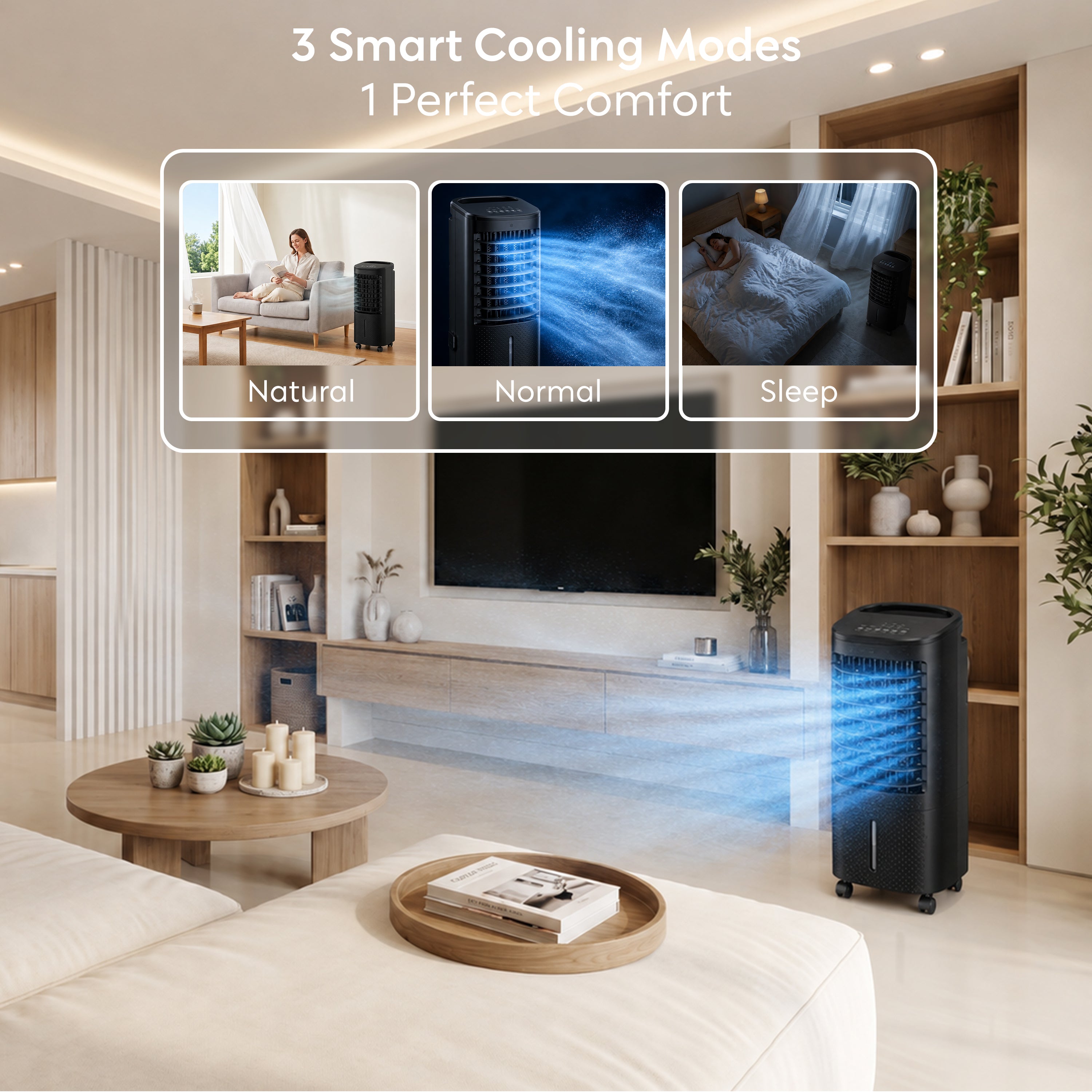 5L 3-in-1 Evaporative Air Cooler
