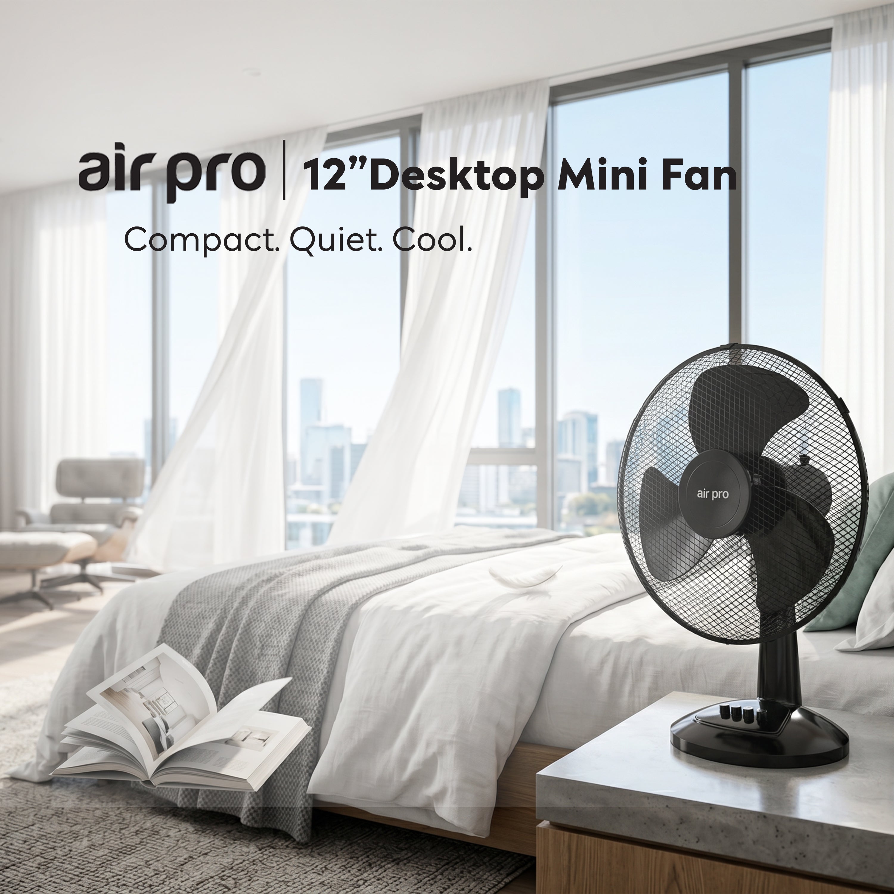 12" Desk Fan