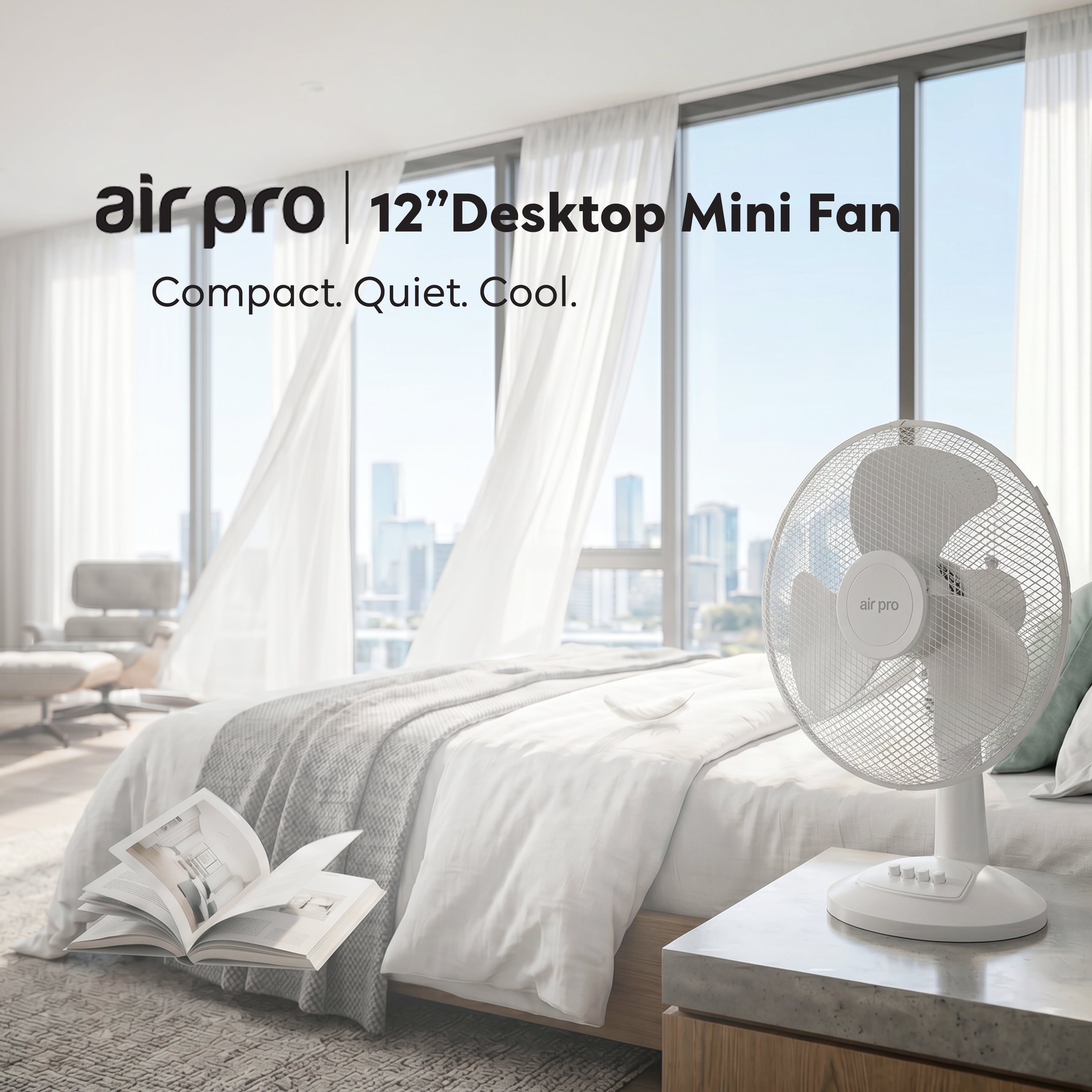 12" Desk Fan
