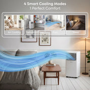 12,000 BTU 4-in-1 Mobile Air Conditioner (WiFi Enabled)